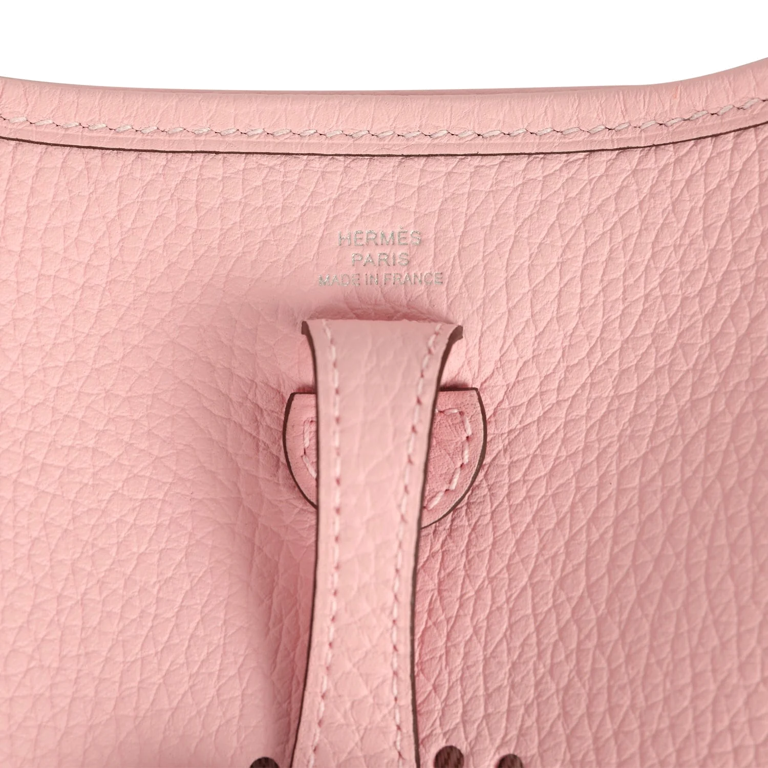 Hermes Evelyne TPM Rose Sakura Clemence Palladium Hardware — фото 8