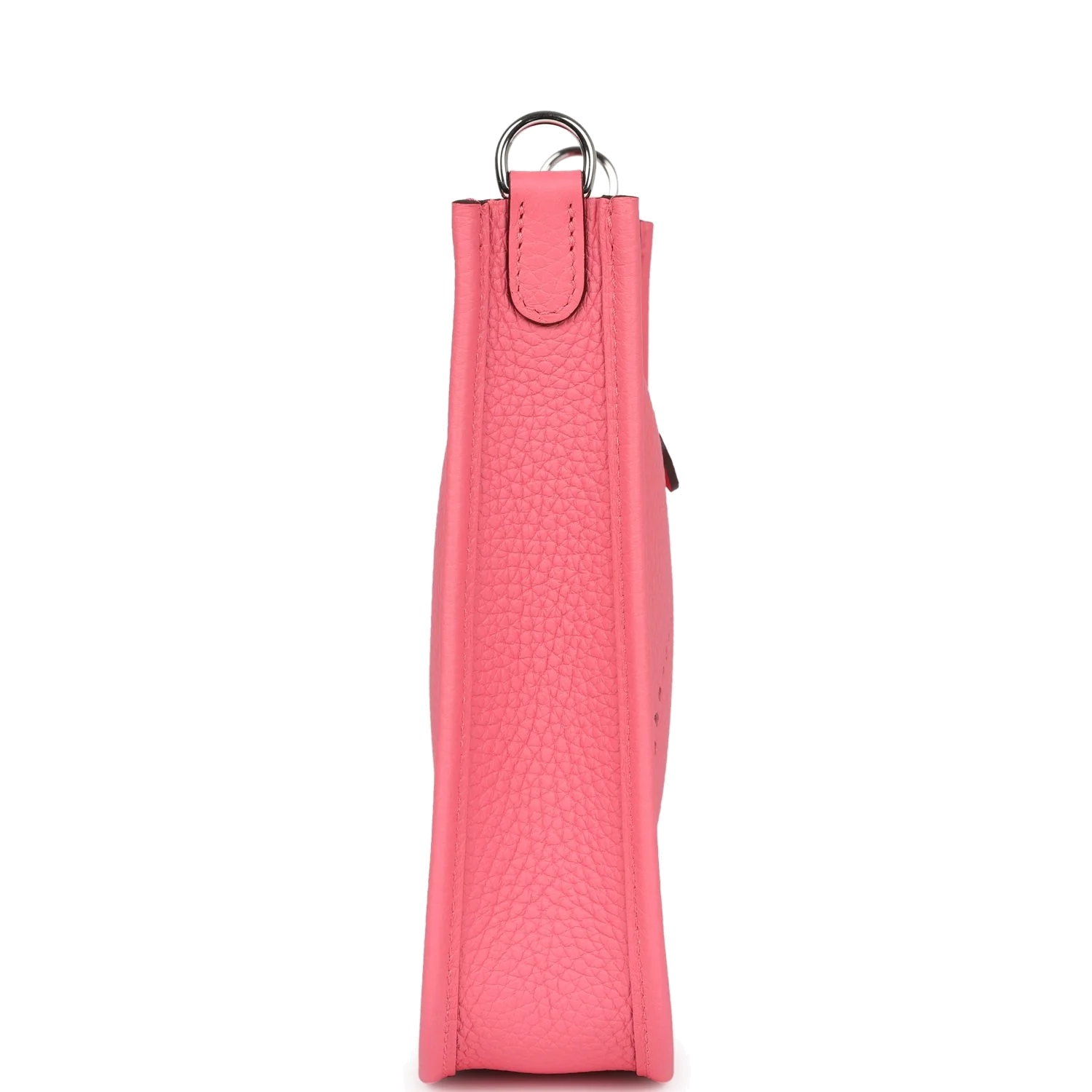 Hermes Evelyne TPM Rose Azalee Clemence Palladium Hardware — фото 4