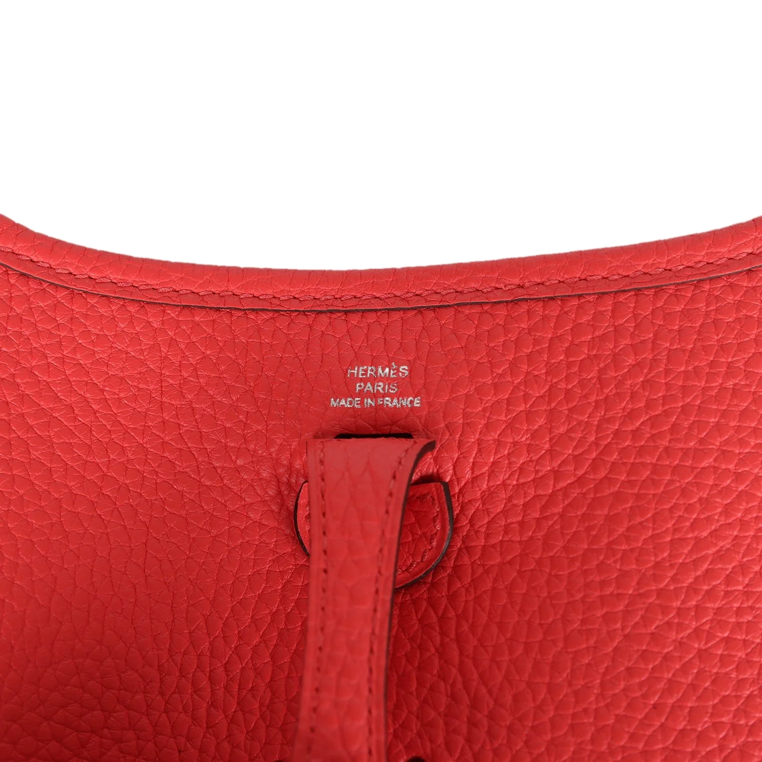 Hermes Evelyne TPM Rose Texas Clemence Palladium Hardware — фото 8