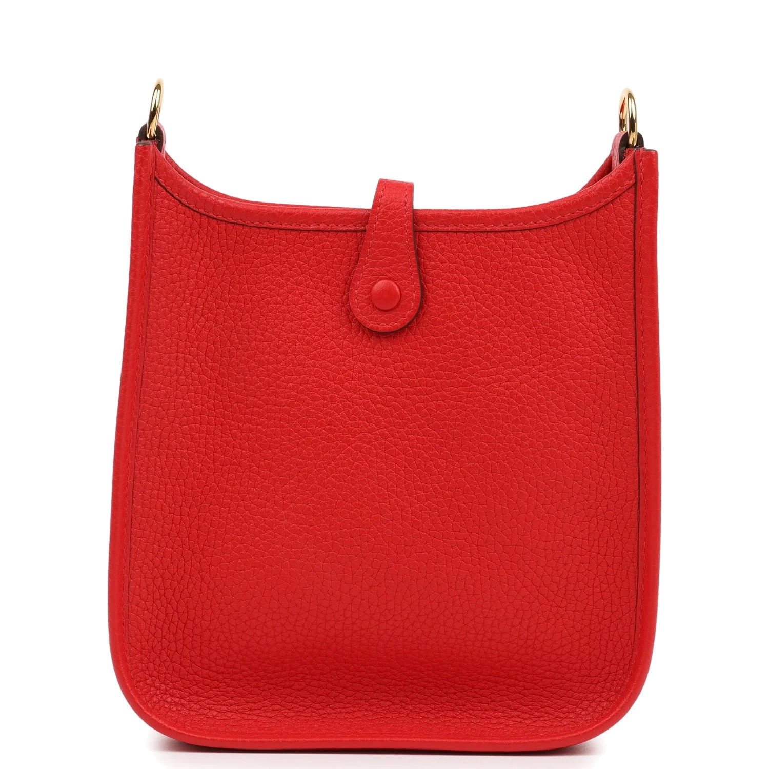 Hermes Evelyne TPM Rouge De Couer Clemence Gold Hardware — фото 5