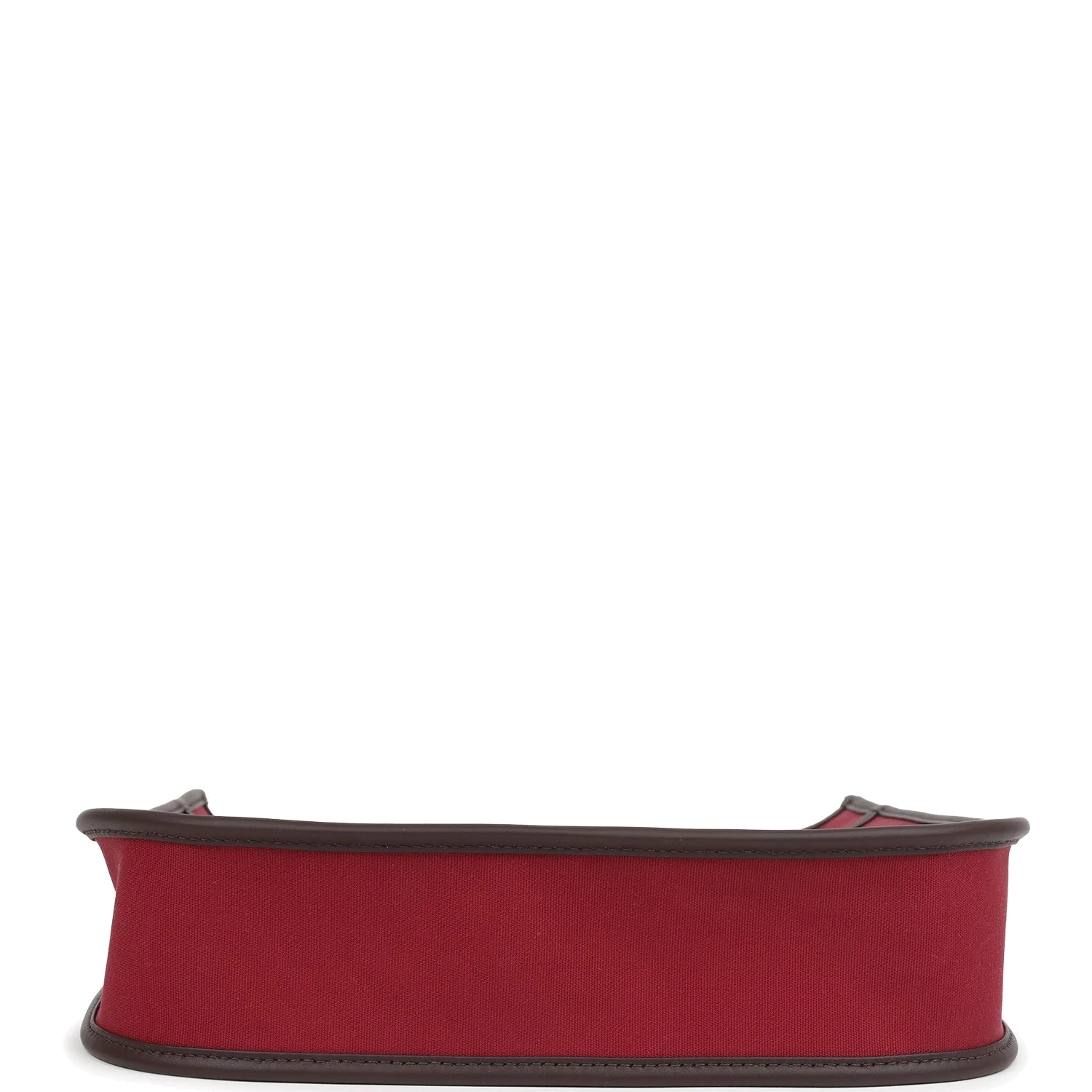 Hermes Neo Evelyne PM Rubis Officier Canvas and Rouge Sellier Swift Palladium Hardware — фото 7