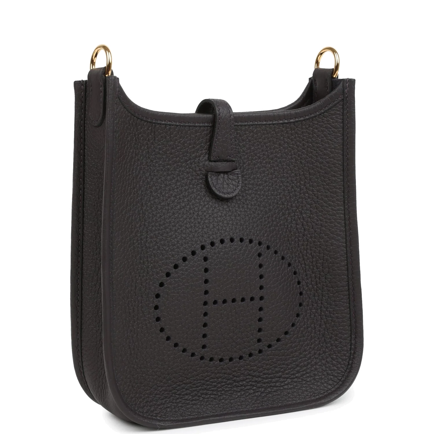 Hermes Evelyne TPM Prunoir Clemence Gold Hardware — фото 3