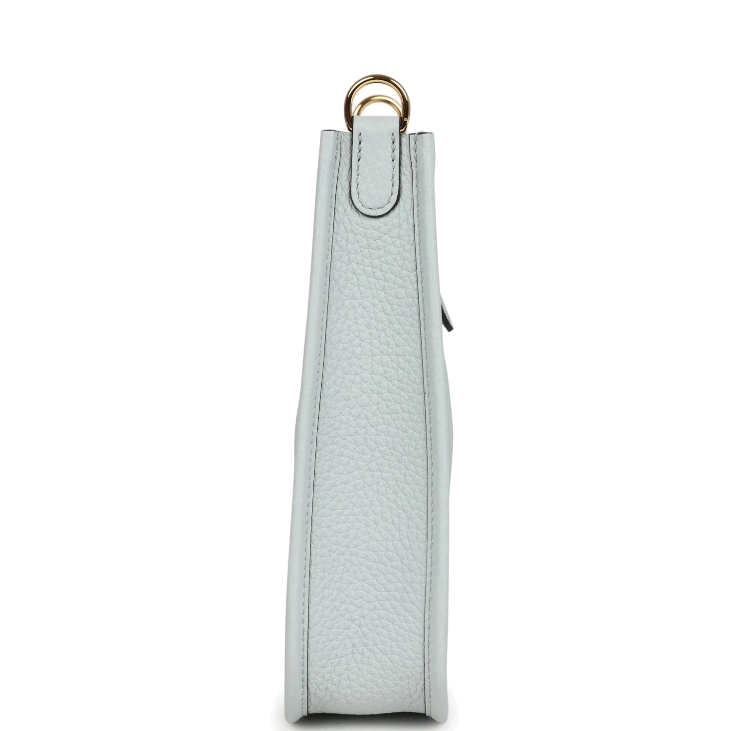 Hermes Evelyne TPM Bleu Pale Clemence Palladium Hardware — фото 4