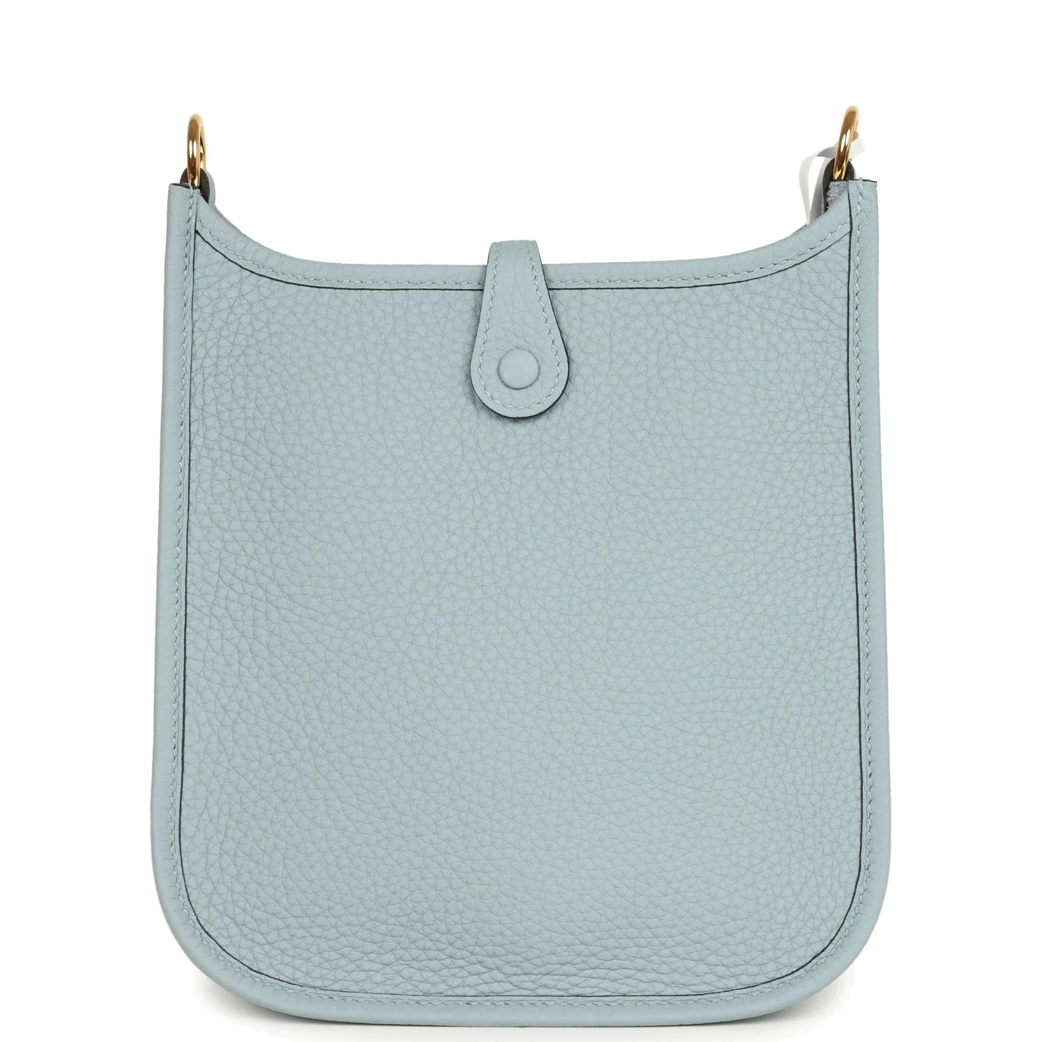Hermes Evelyne TPM Bleu Lin Clemence Gold Hardware — фото 5