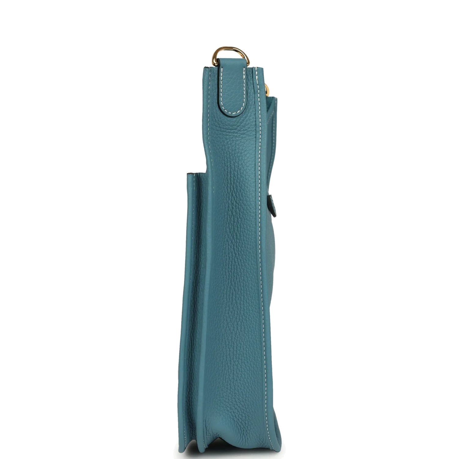 Hermes Evelyne III PM Blue Jean Clemence Gold Hardware — фото 4