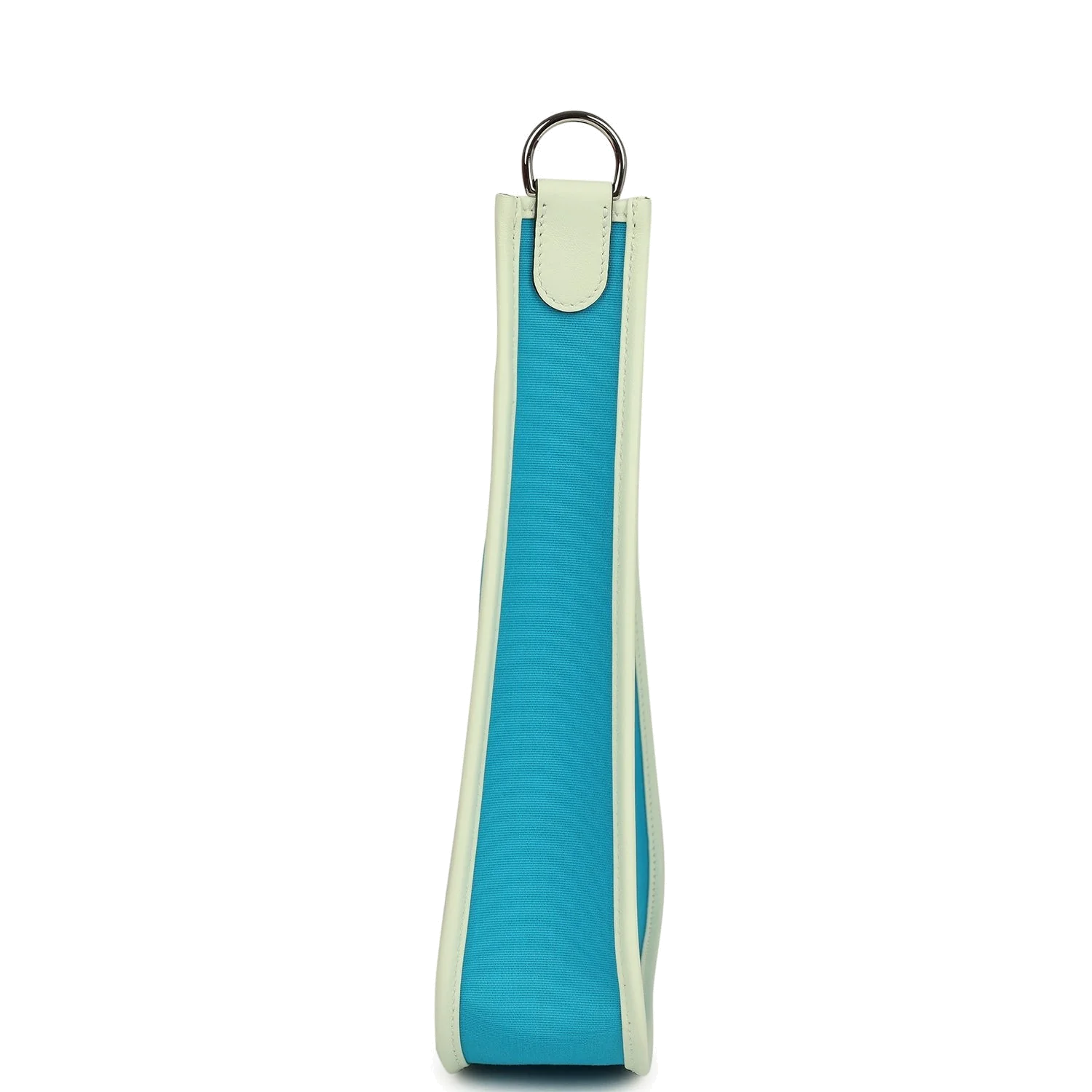 Hermes Neo Evelyne PM Bleu Azteque Officier Canvas and Vert Fizz Swift Palladium Hardware — фото 4