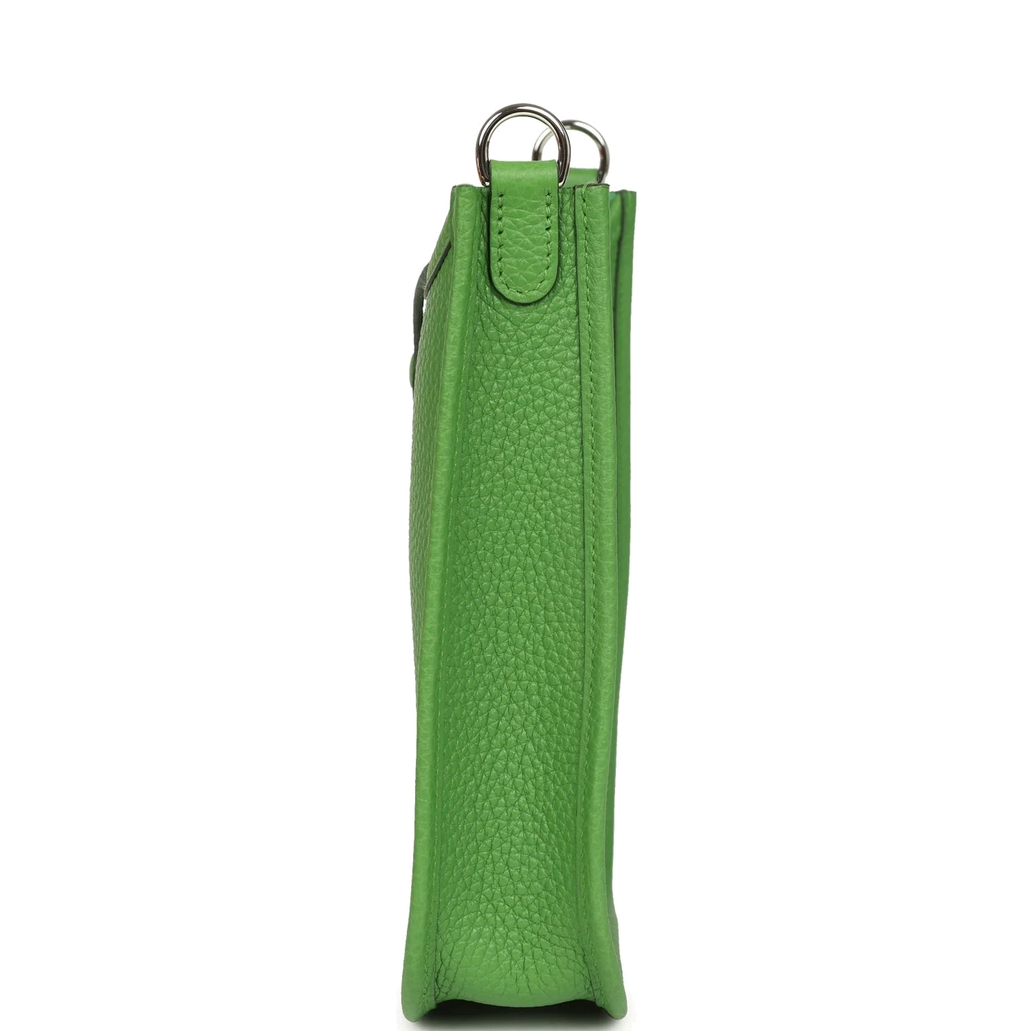 Hermes Evelyne TPM Vert Yucca Clemence Palladium Hardware — фото 4