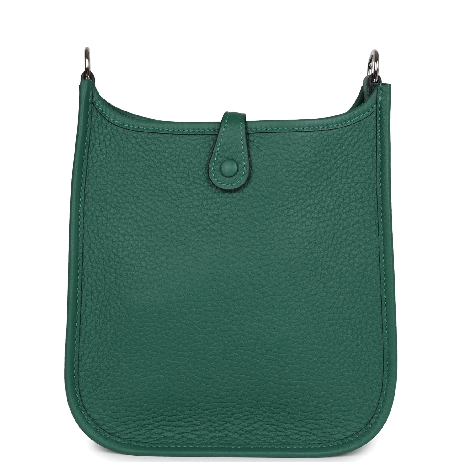 Hermes Evelyne TPM Vert Moyen Clemence Palladium Hardware — фото 5