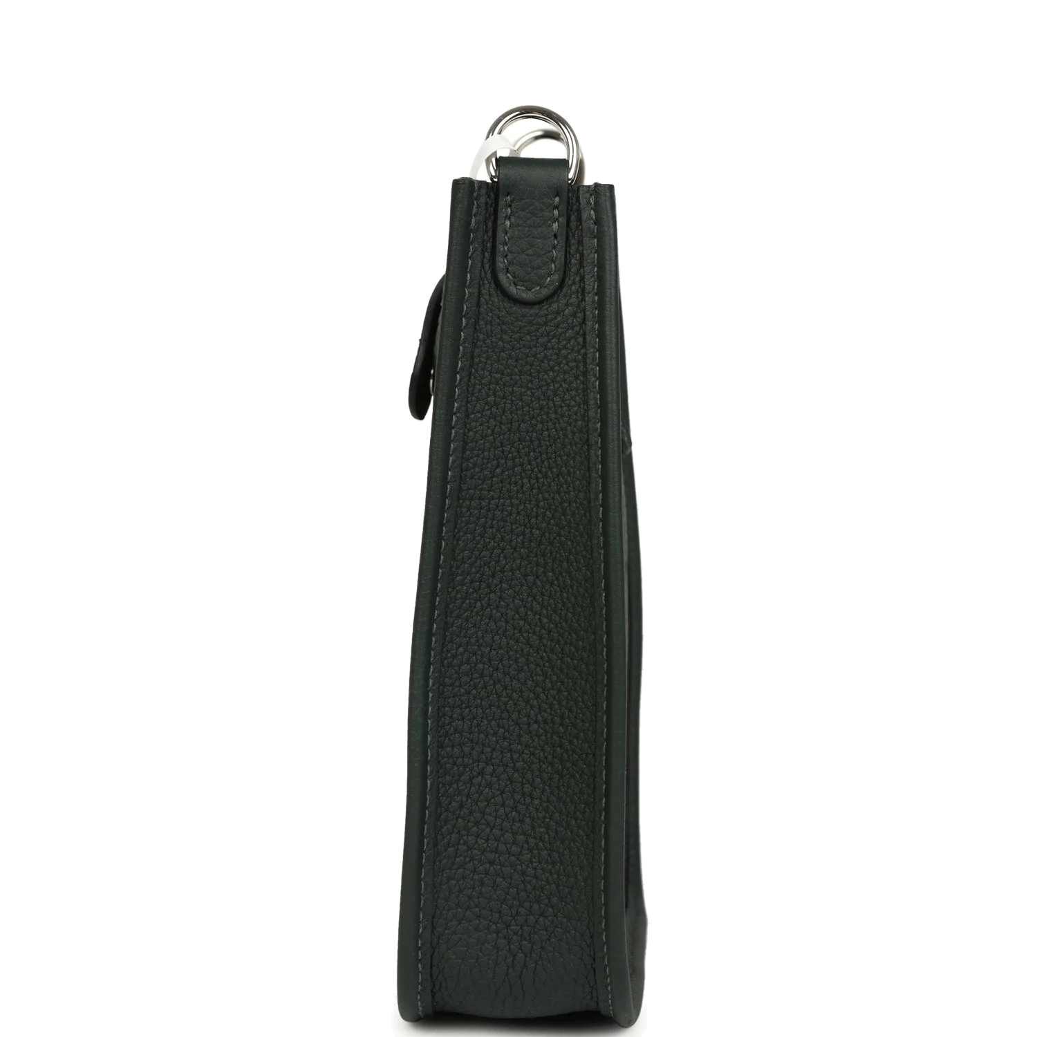 Hermes Evelyne TPM Vert Fonce Clemence Palladium Hardware — фото 4