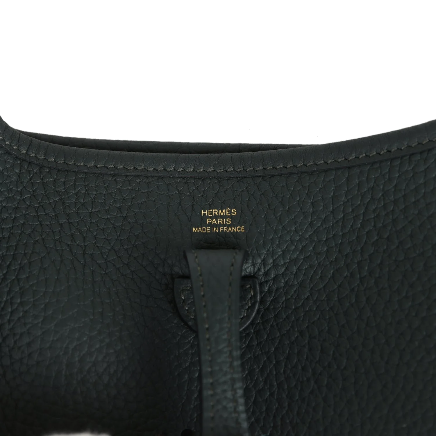 Hermes Evelyne TPM Vert Fonce Clemence Gold Hardware — фото 8