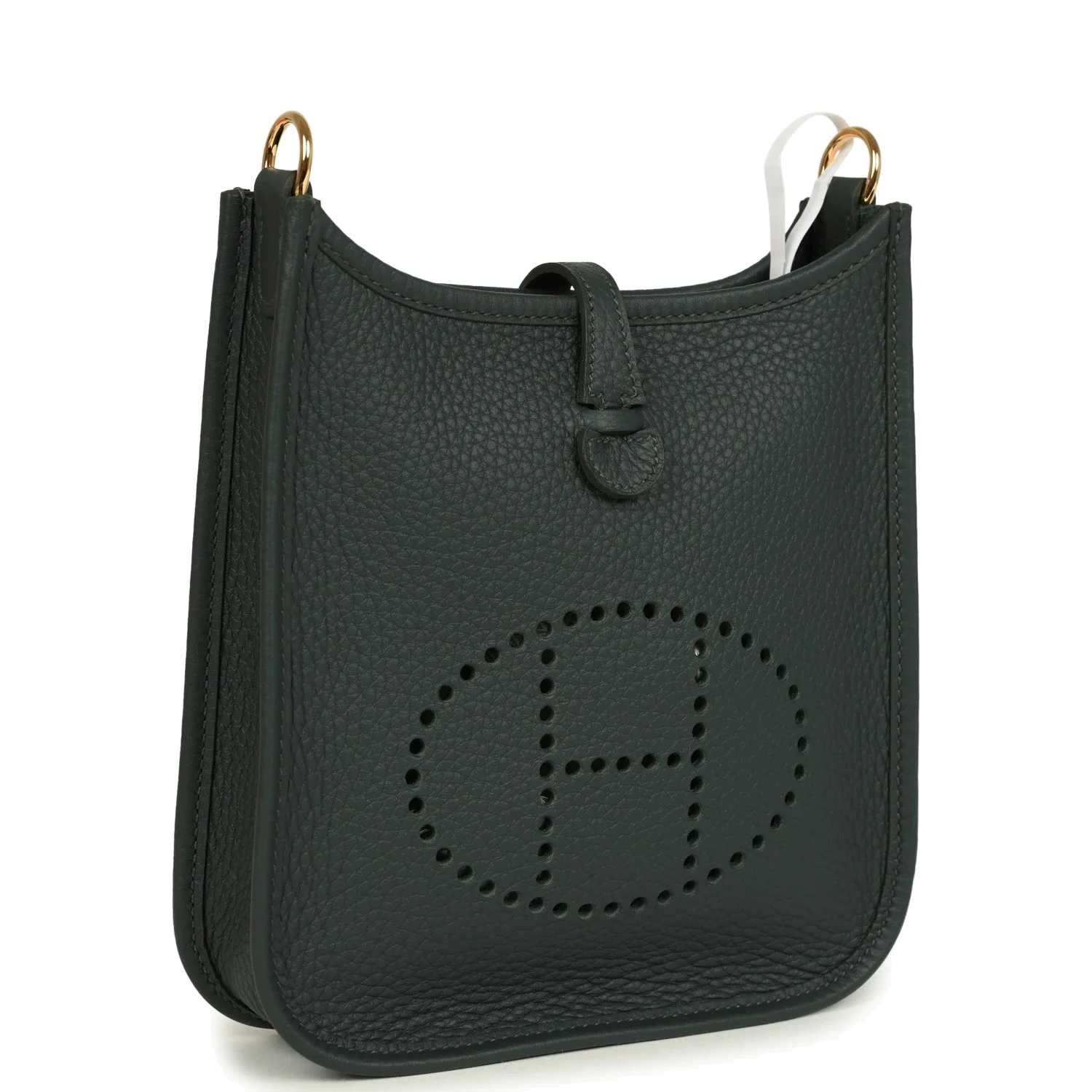 Hermes Evelyne TPM Vert Mangrove Clemence Gold Hardware — фото 3