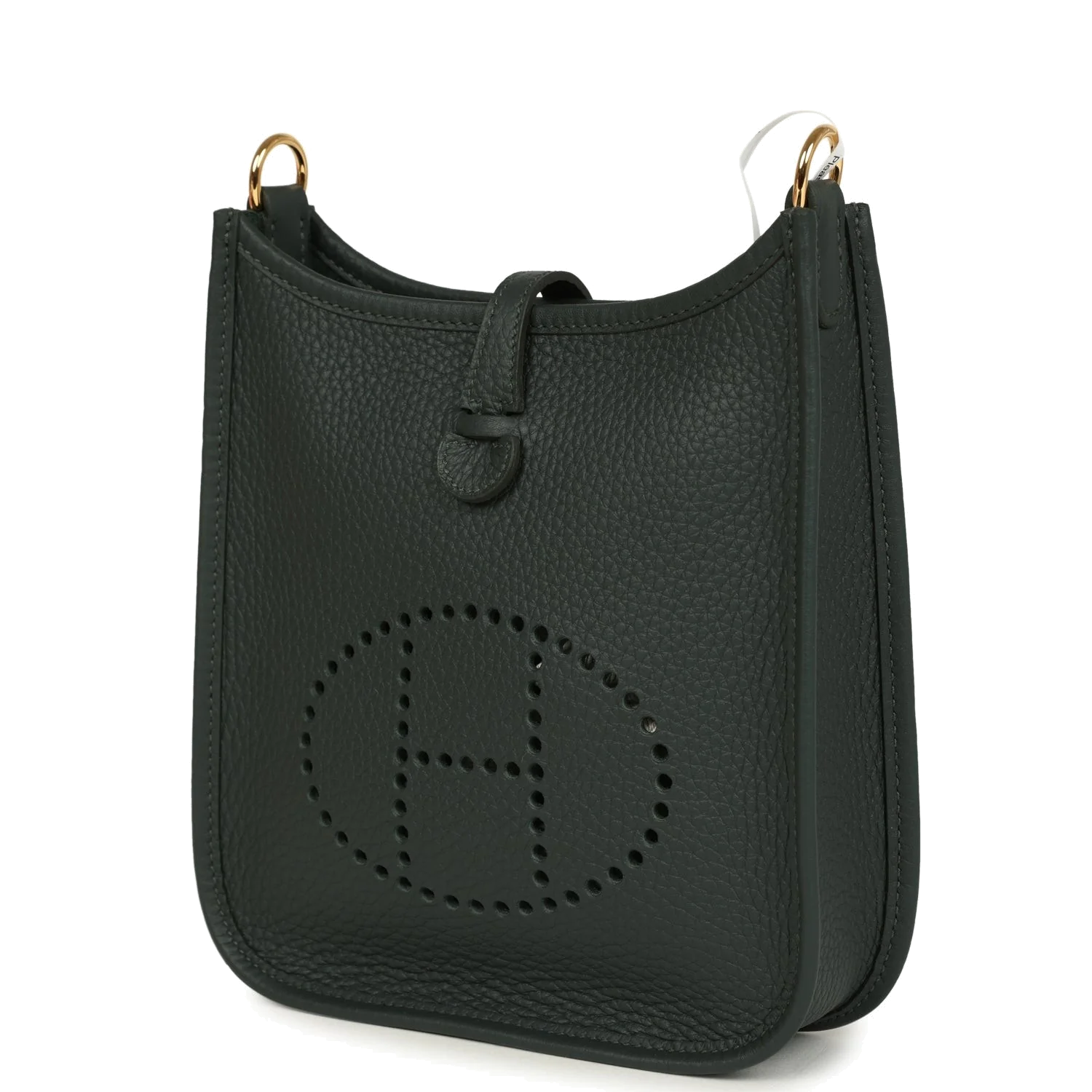 Hermes Evelyne TPM Vert Mangrove Clemence Gold Hardware — фото 6