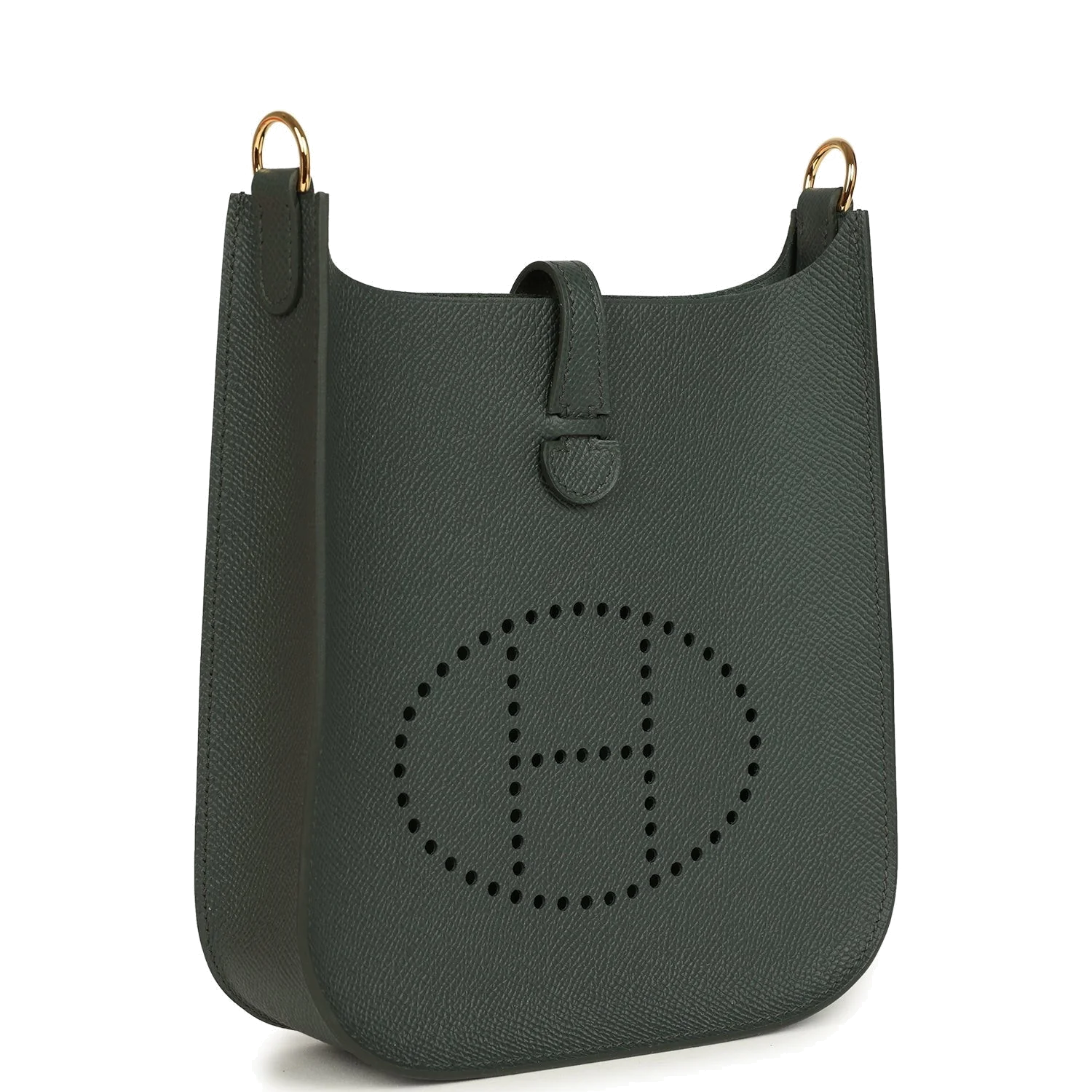Hermes Evelyne Sellier TPM Vert Mangrove Epsom Gold Hardware — фото 3