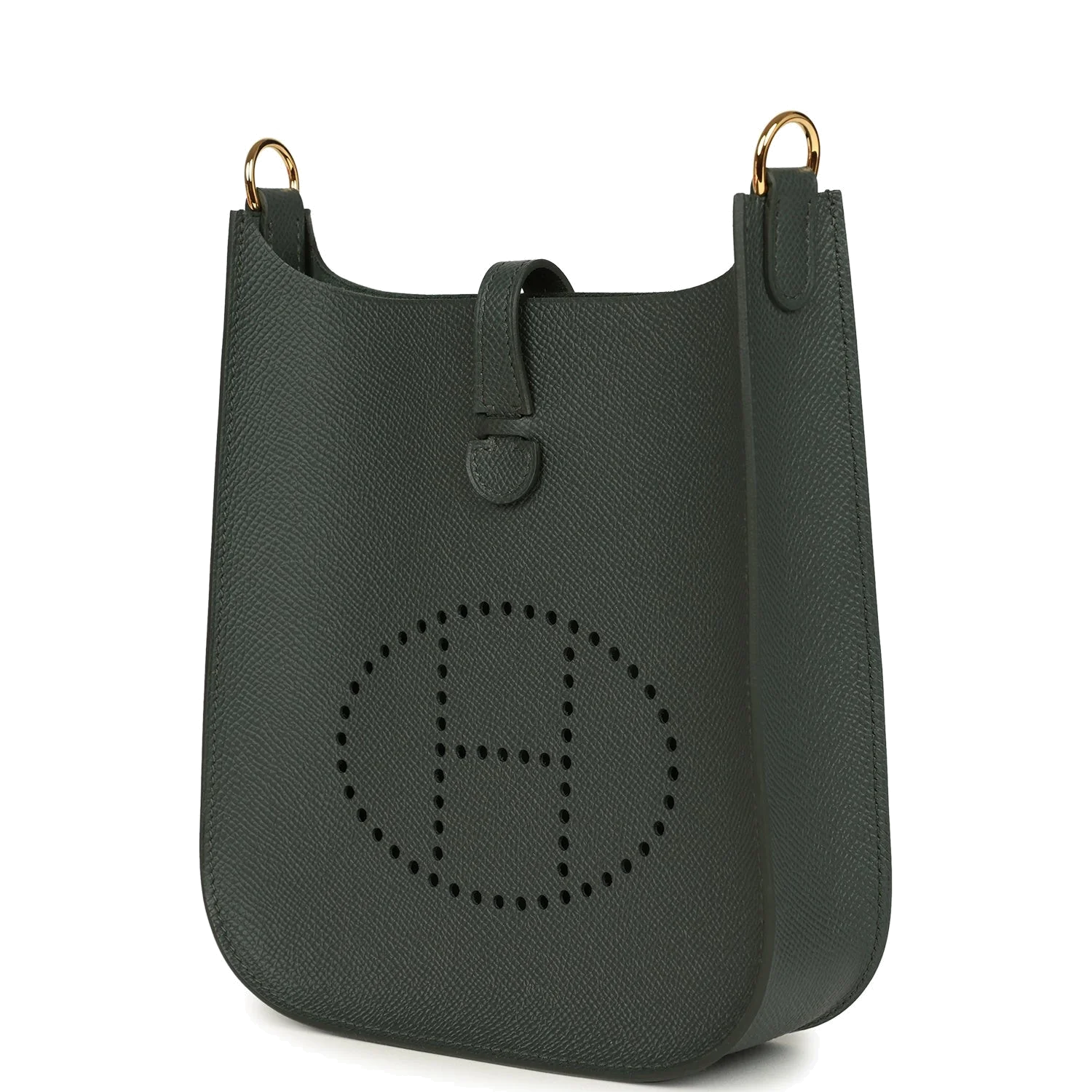 Hermes Evelyne Sellier TPM Vert Mangrove Epsom Gold Hardware — фото 6
