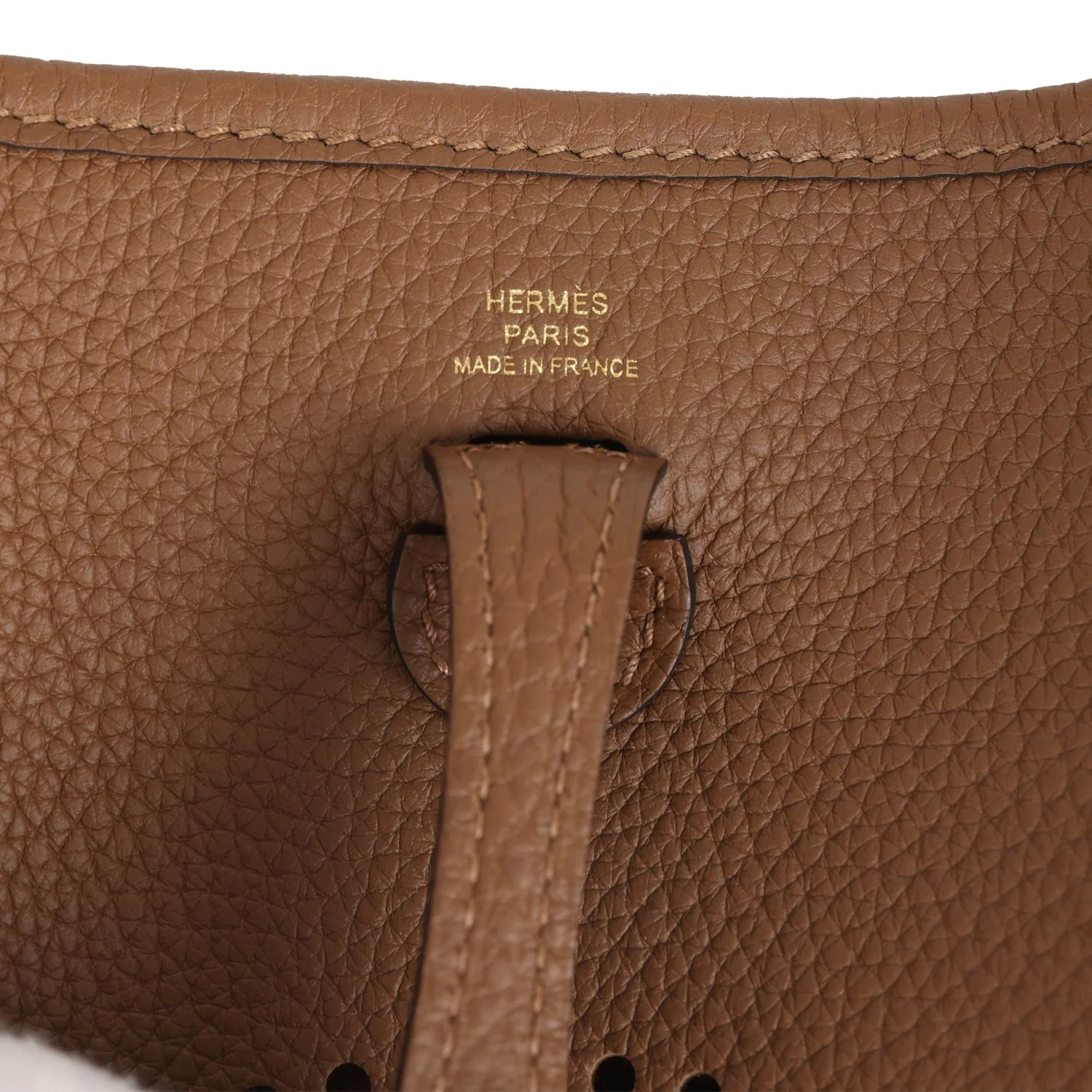 Hermes Evelyne TPM Alezan Taurillon Maurice Gold Hardware — фото 8