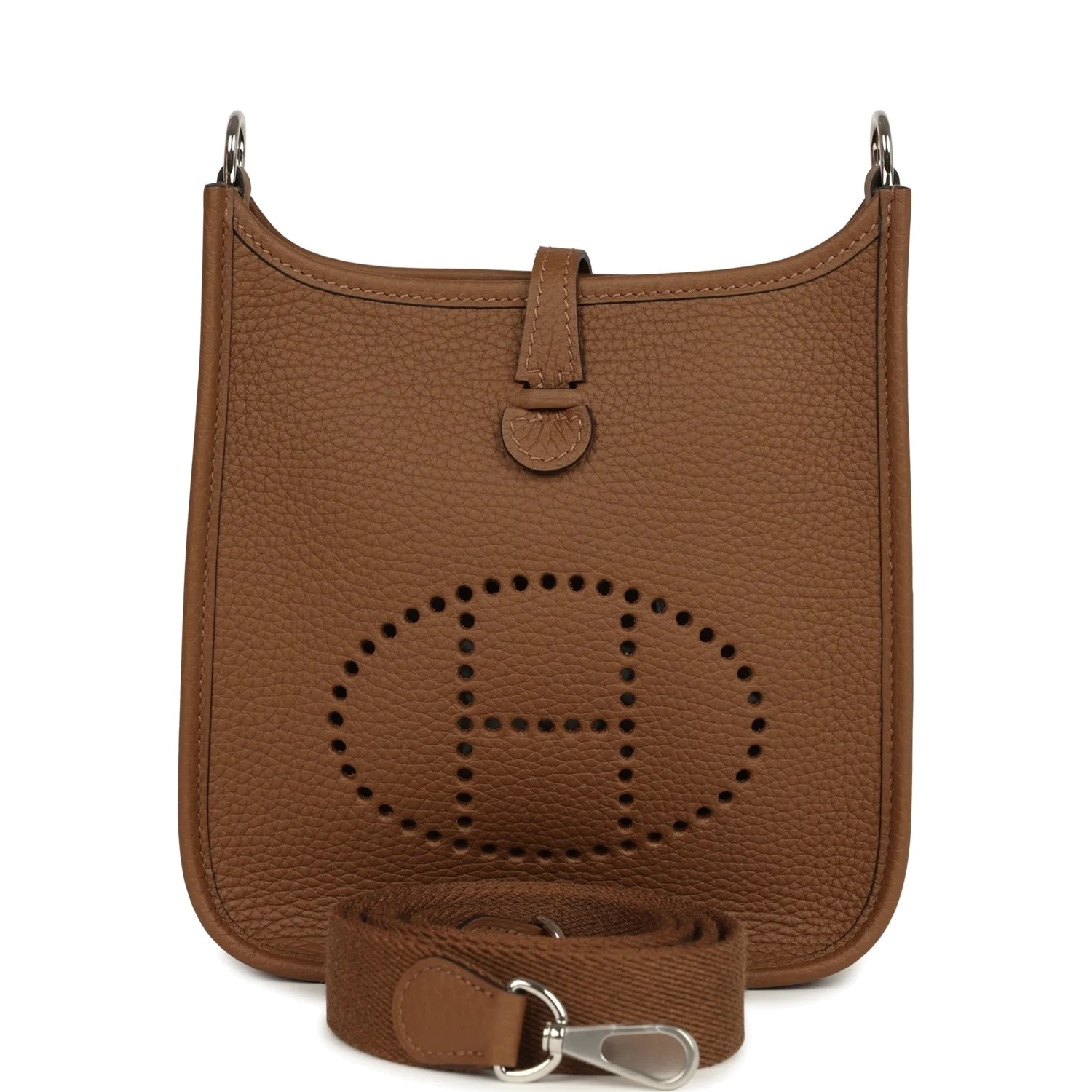 Hermes Evelyne TPM Alezan Clemence Palladium Hardware — фото 2