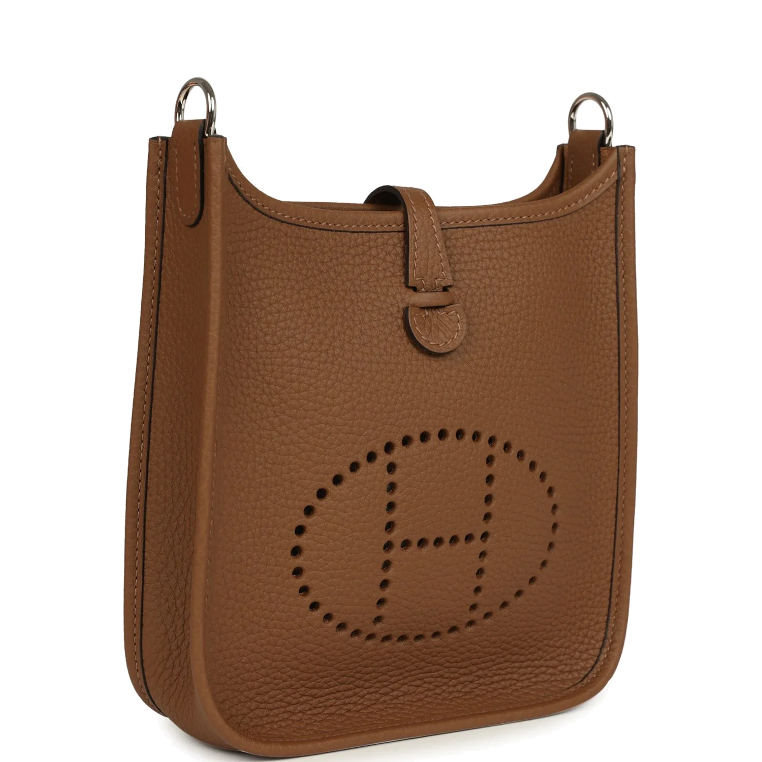 Hermes Evelyne TPM Alezan Clemence Palladium Hardware — фото 3