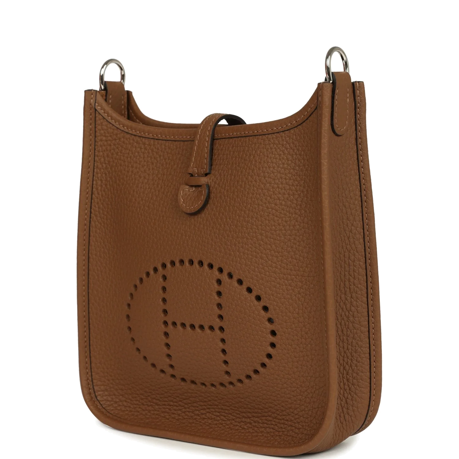 Hermes Evelyne TPM Alezan Clemence Palladium Hardware — фото 6