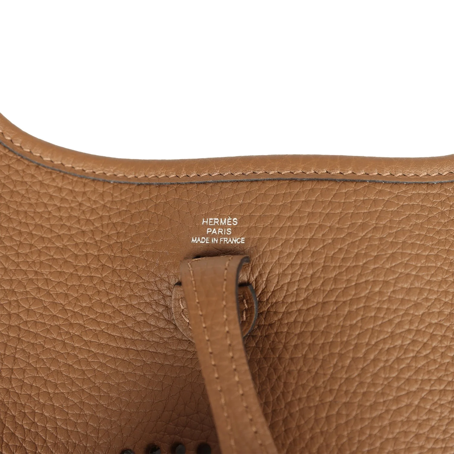 Hermes Evelyne TPM Alezan Clemence Palladium Hardware — фото 8