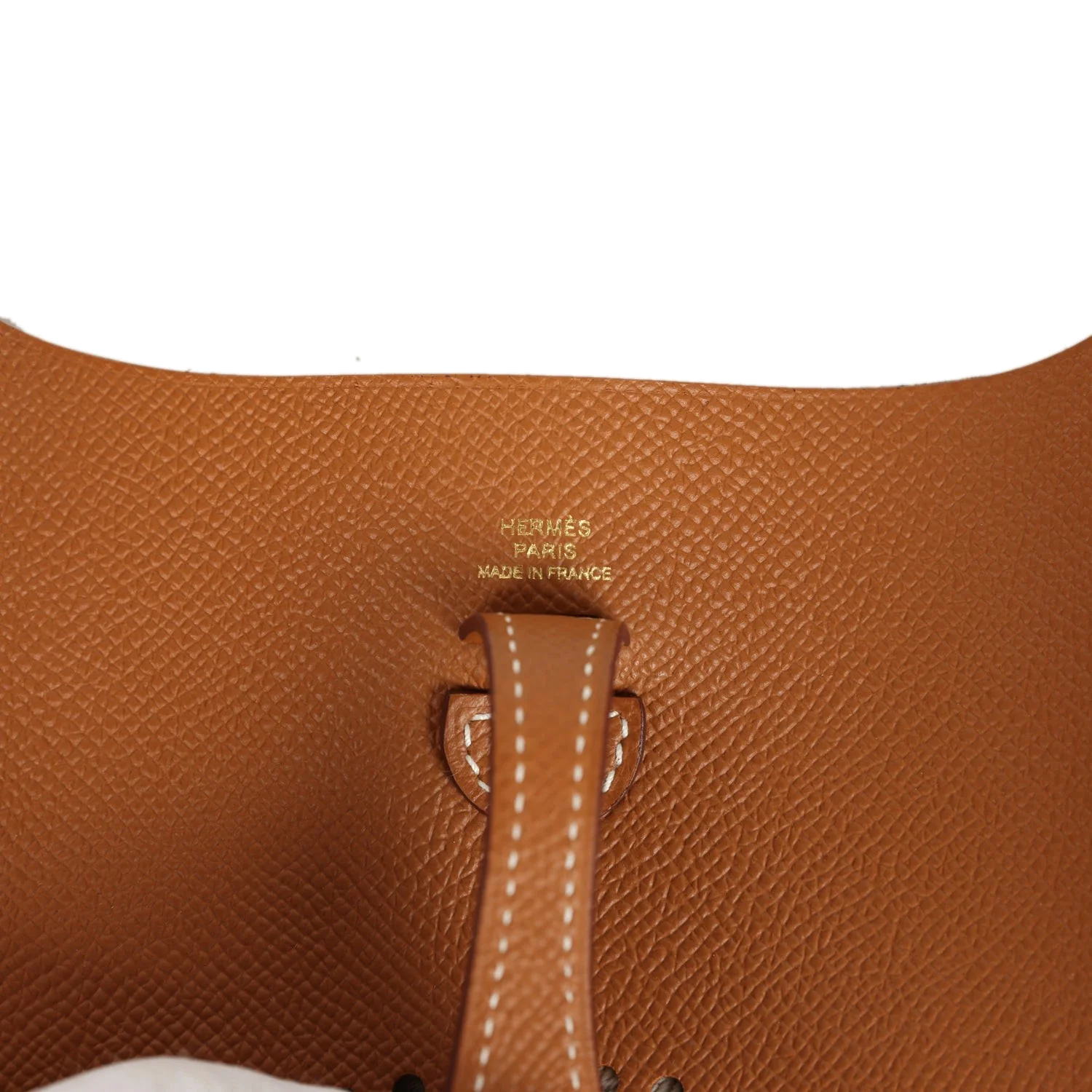 Hermes Evelyne Sellier TPM Gold Epsom Gold Hardware — фото 8