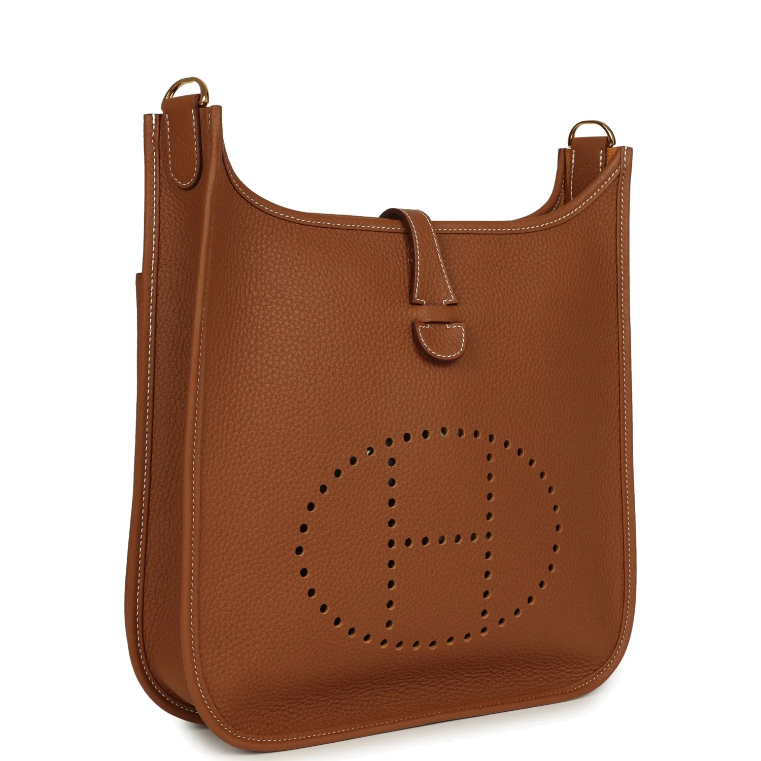 Hermes Evelyne III PM Gold Clemence Gold Hardware — фото 3