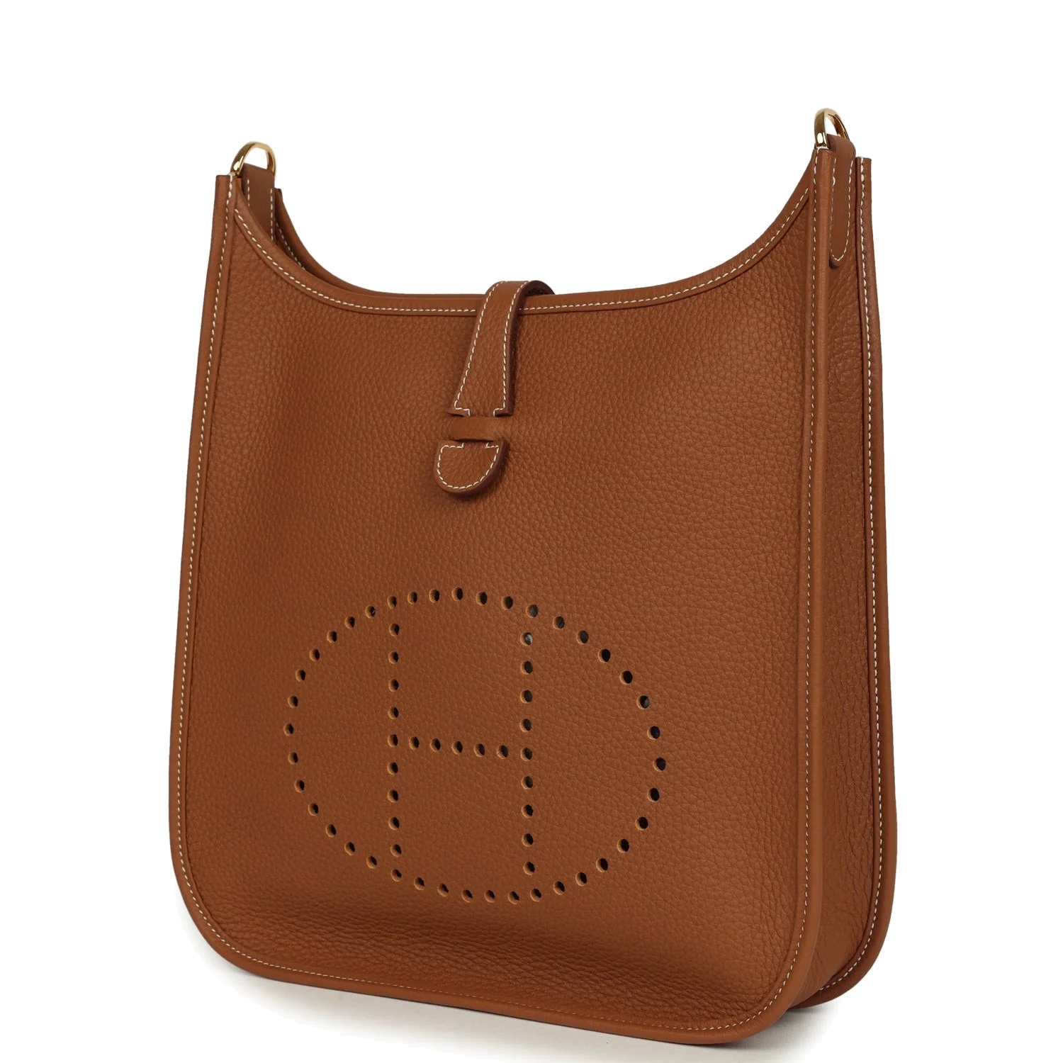 Hermes Evelyne III PM Gold Clemence Gold Hardware — фото 6