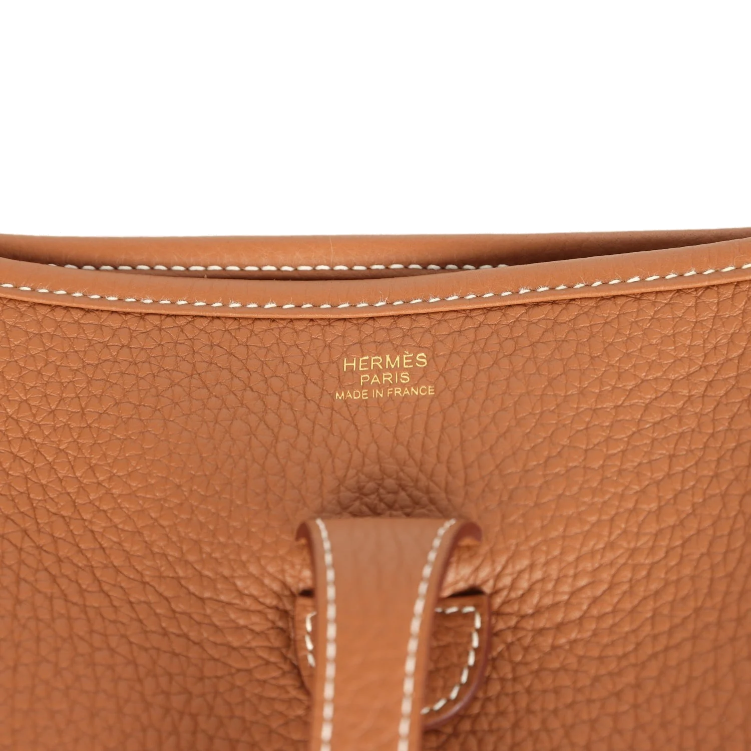 Hermes Evelyne III PM Gold Clemence Gold Hardware — фото 8