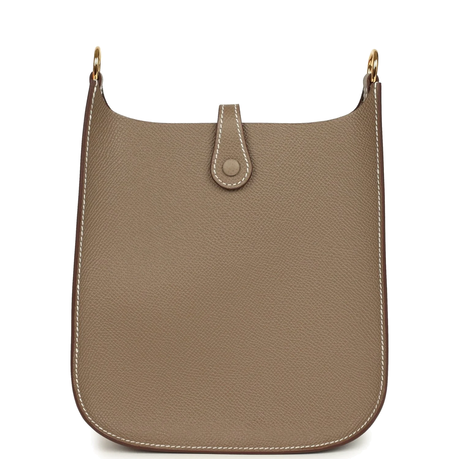 Hermes Evelyne Sellier TPM Etoupe Epsom Gold Hardware — фото 5