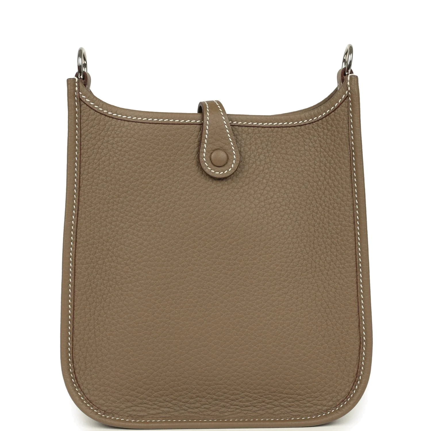 Hermes Evelyne TPM Etoupe Clemence Palladium Hardware — фото 5
