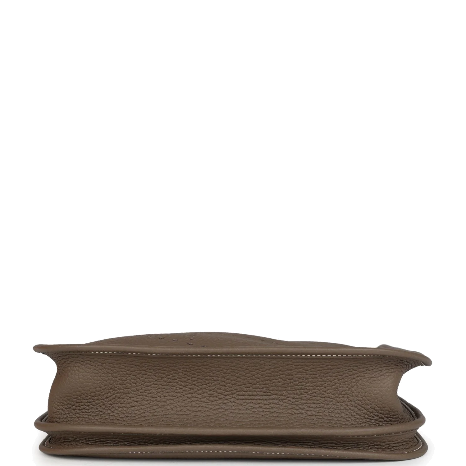 Hermes Evelyne III PM Etoupe Clemence Palladium Hardware — фото 7