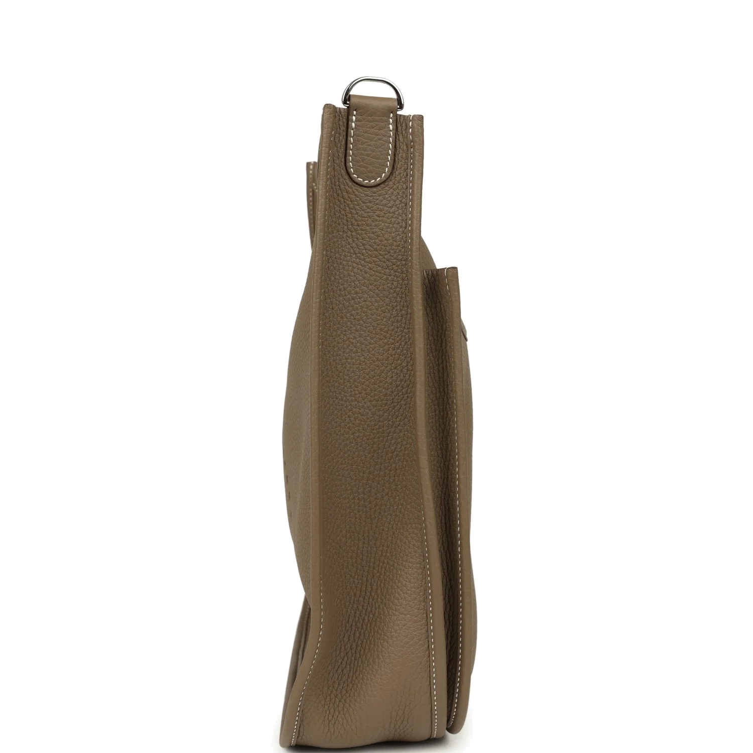 Hermes Evelyne III GM Etoupe Clemence Palladium Hardware — фото 5