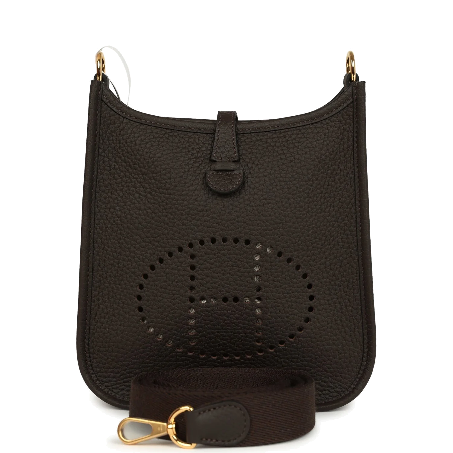 Hermes Evelyne TPM Ebene Clemence Gold Hardware