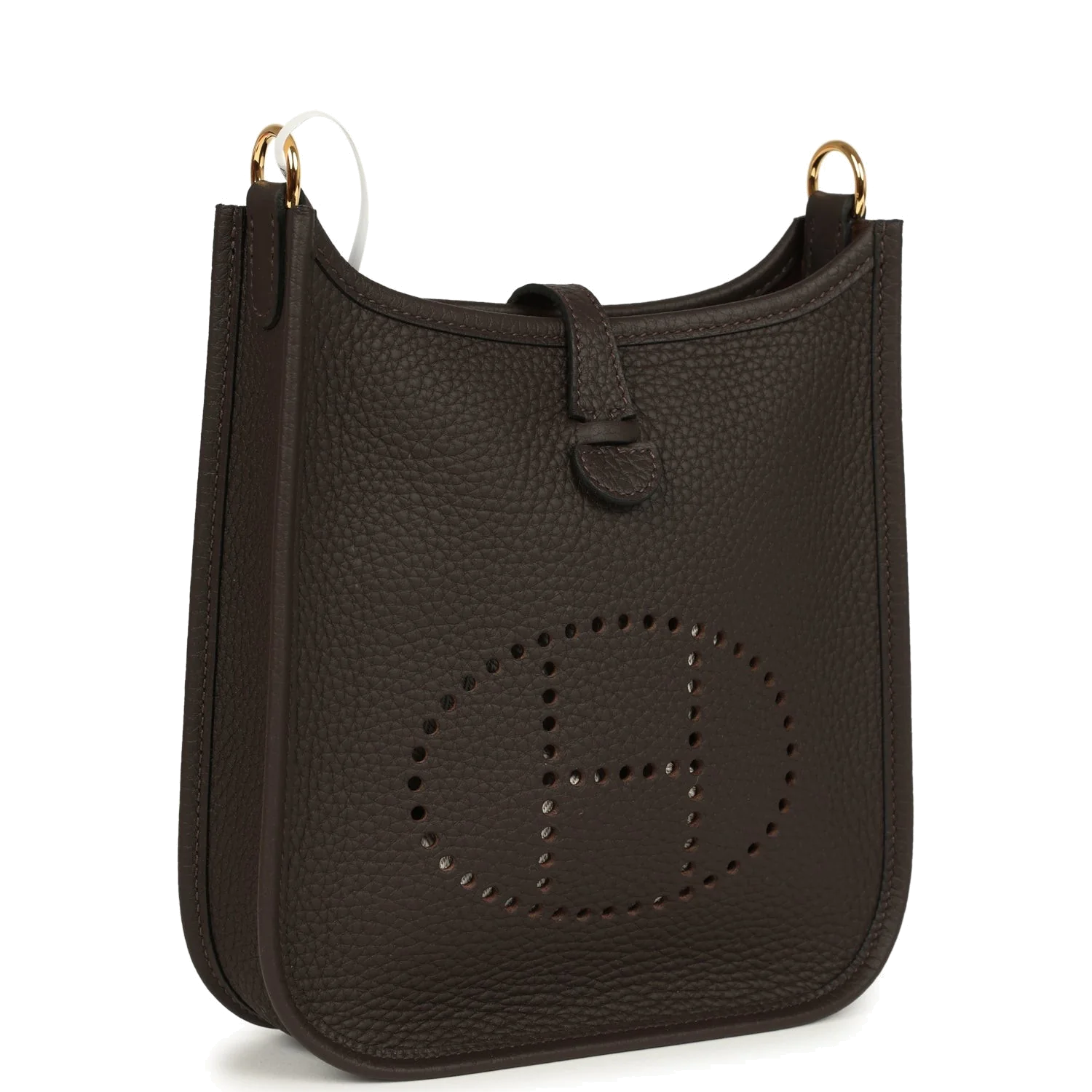 Hermes Evelyne TPM Ebene Clemence Gold Hardware — фото 3