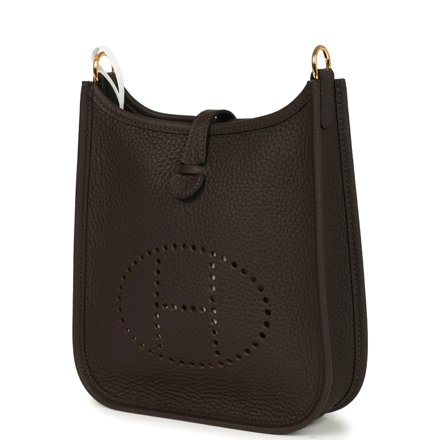 Hermes Evelyne TPM Ebene Clemence Gold Hardware — фото 6