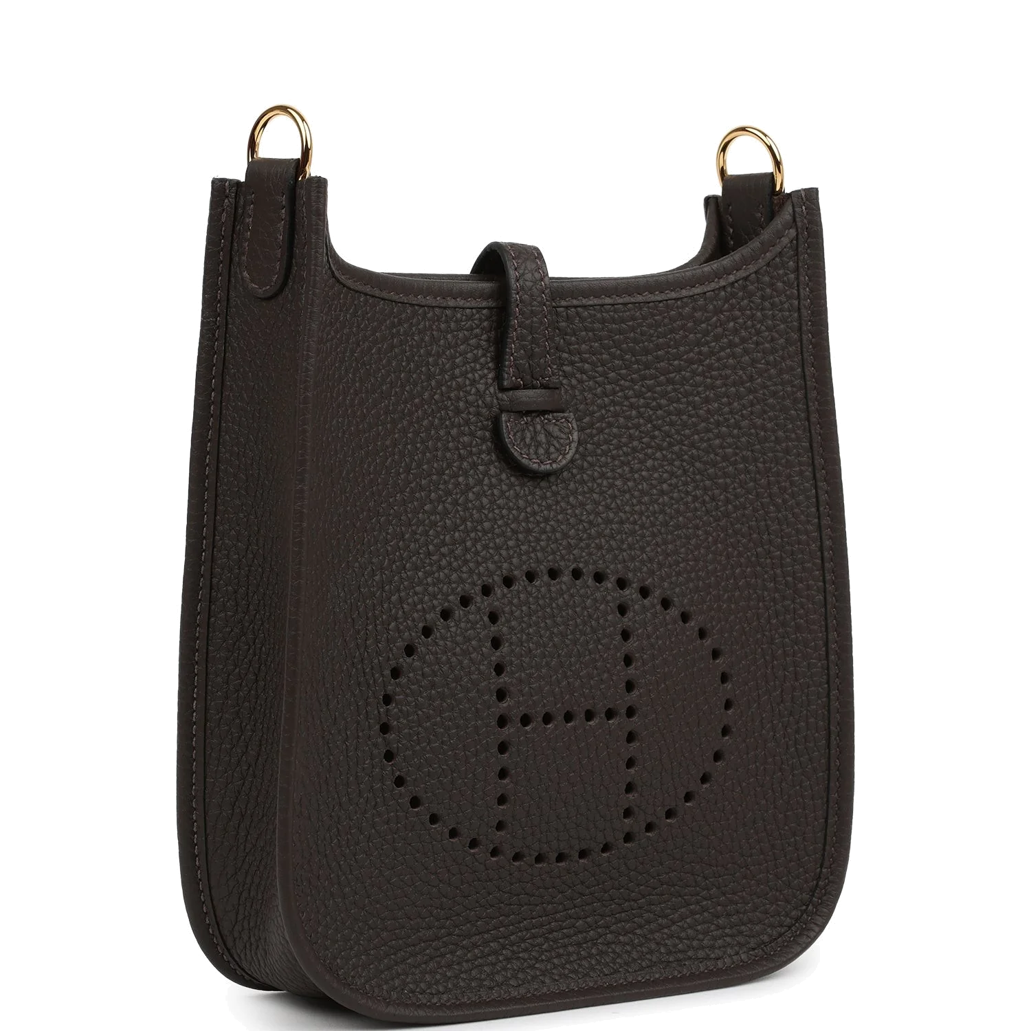 Hermes Evelyne TPM Ebene Clemence Gold Hardware — фото 3