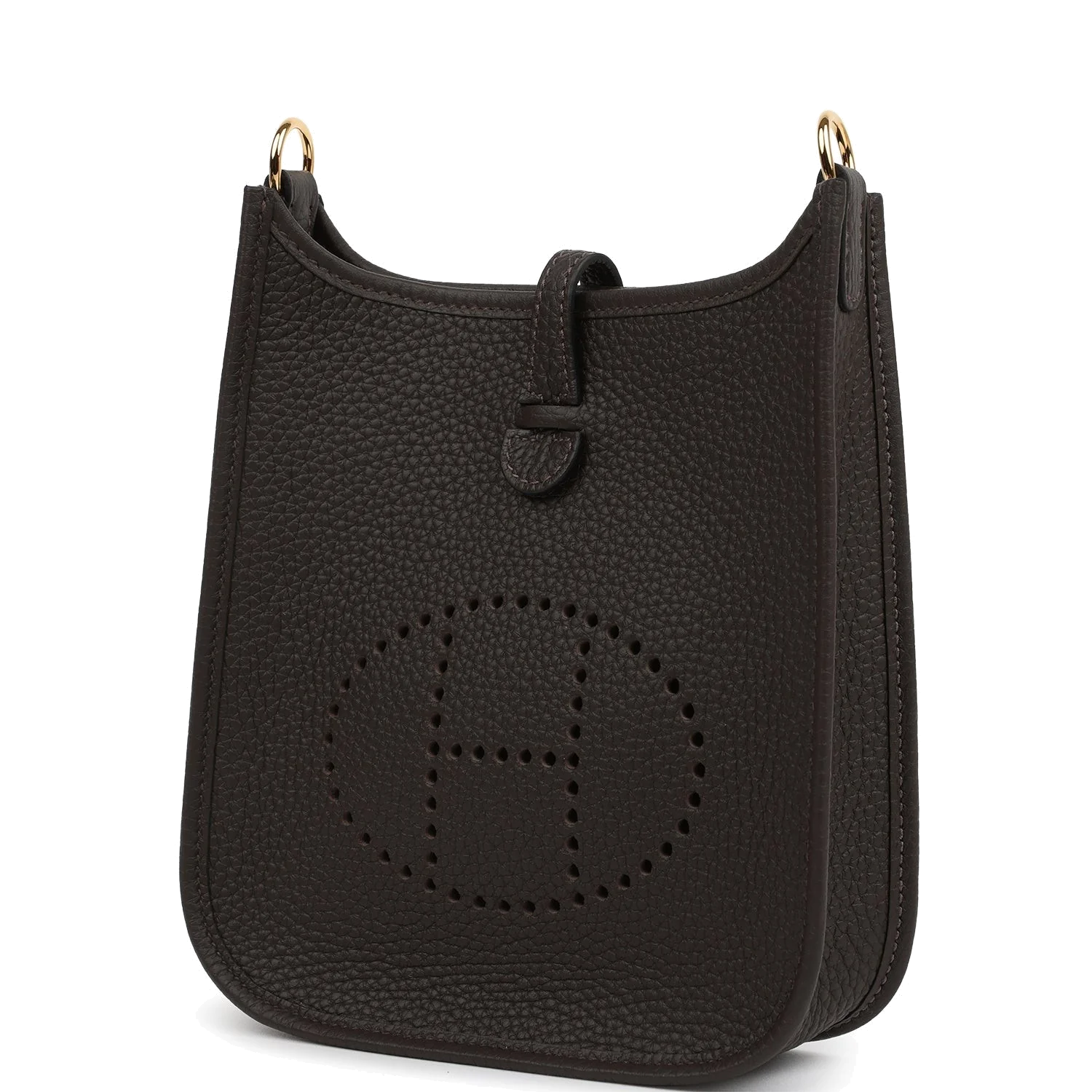 Hermes Evelyne TPM Ebene Clemence Gold Hardware — фото 6