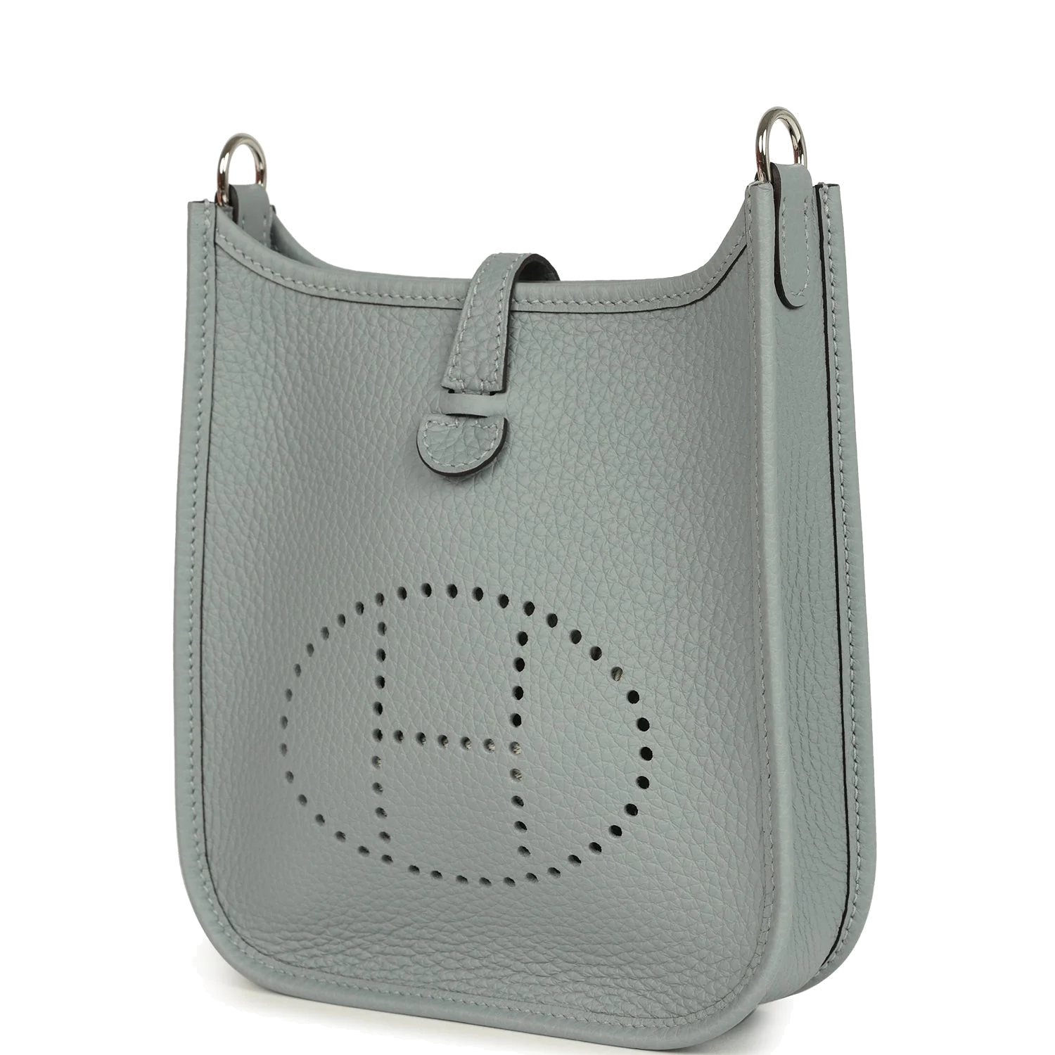 Hermes Evelyne TPM Gris Pantin Clemence Palladium Hardware — фото 6