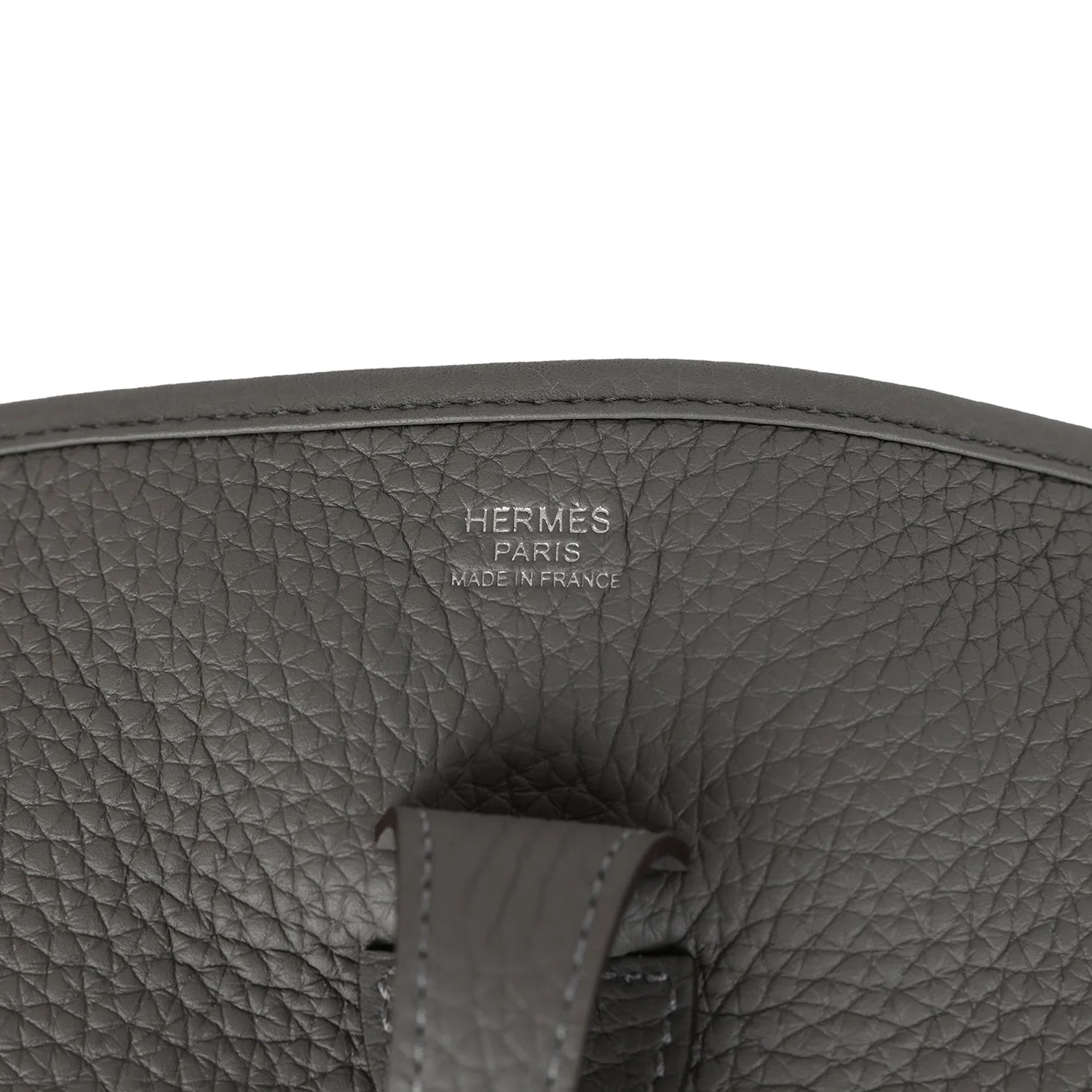 Hermes Evelyne III PM Gris Meyer Clemence Palladium Hardware — фото 8