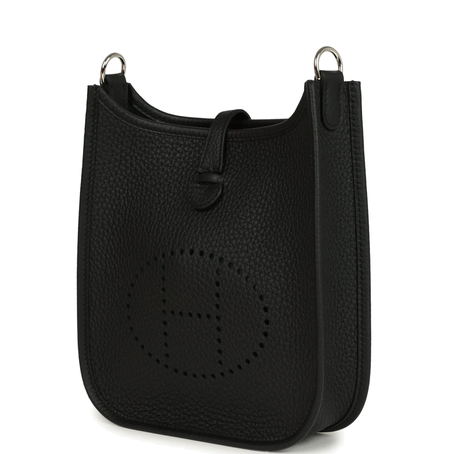 Hermes Evelyne TPM Black Clemence Palladium Hardware — фото 6