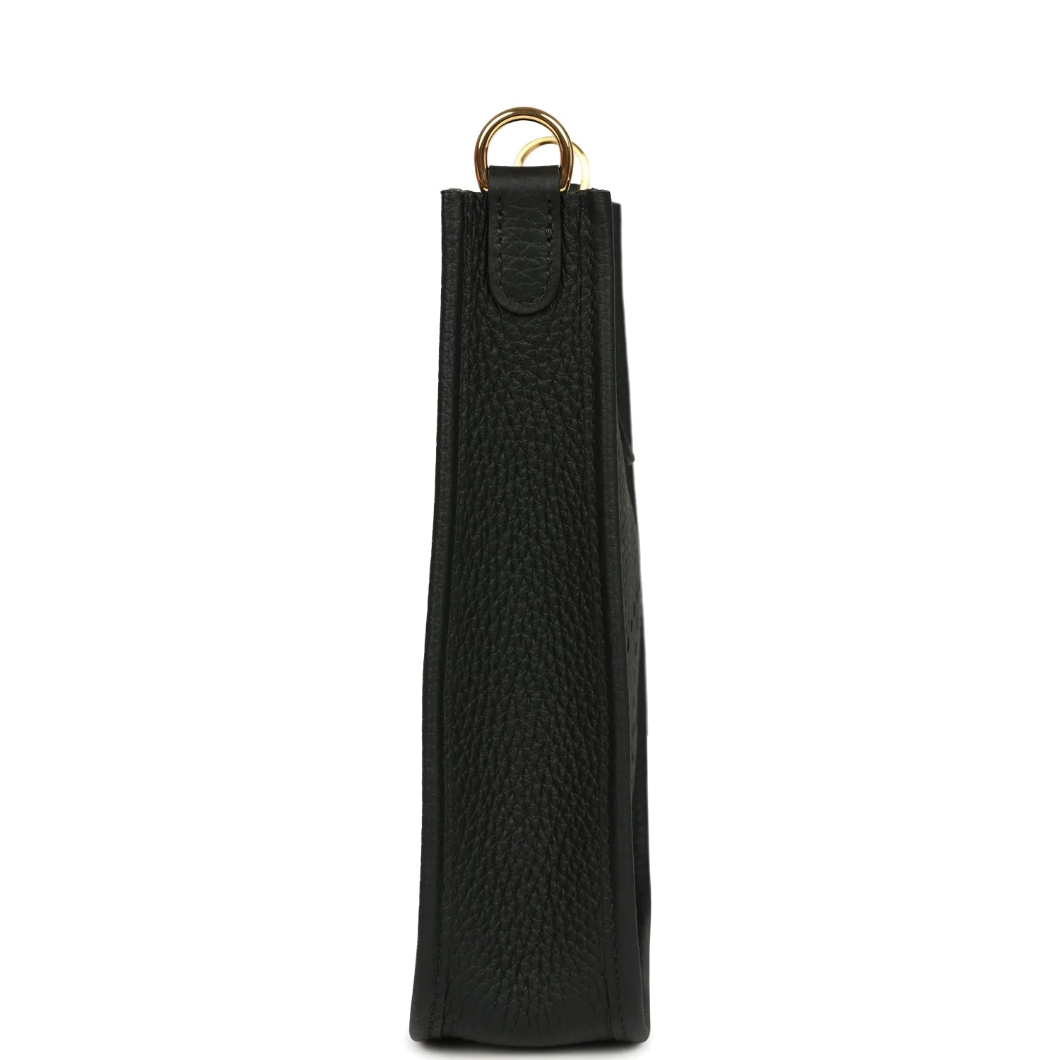 Hermes Evelyne TPM Black Clemence Gold Hardware — фото 4
