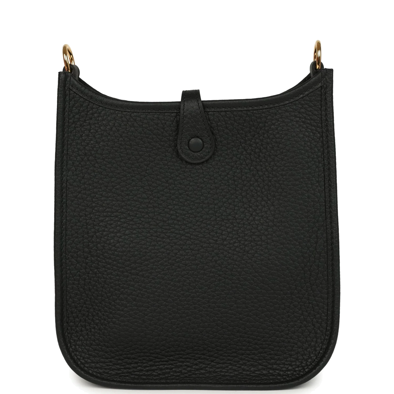 Hermes Evelyne TPM Black Clemence Gold Hardware — фото 5