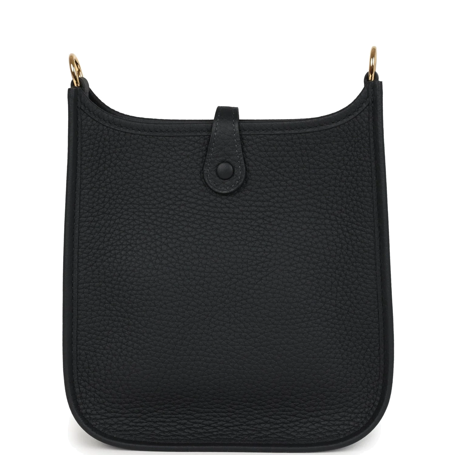 Hermes Evelyne TPM Black Clemence Gold Hardware — фото 6