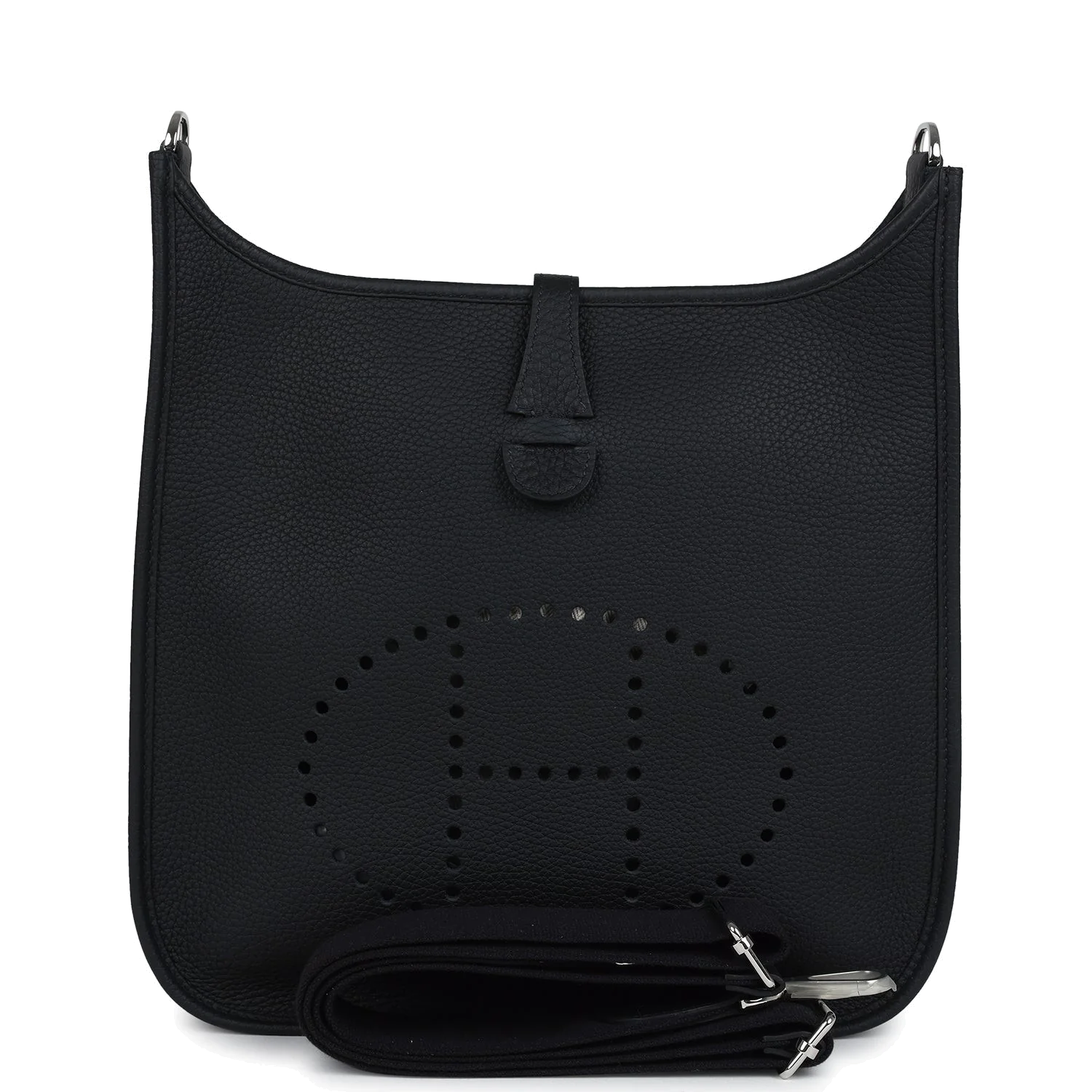 Hermes Evelyne III PM Black Clemence Palladium Hardware