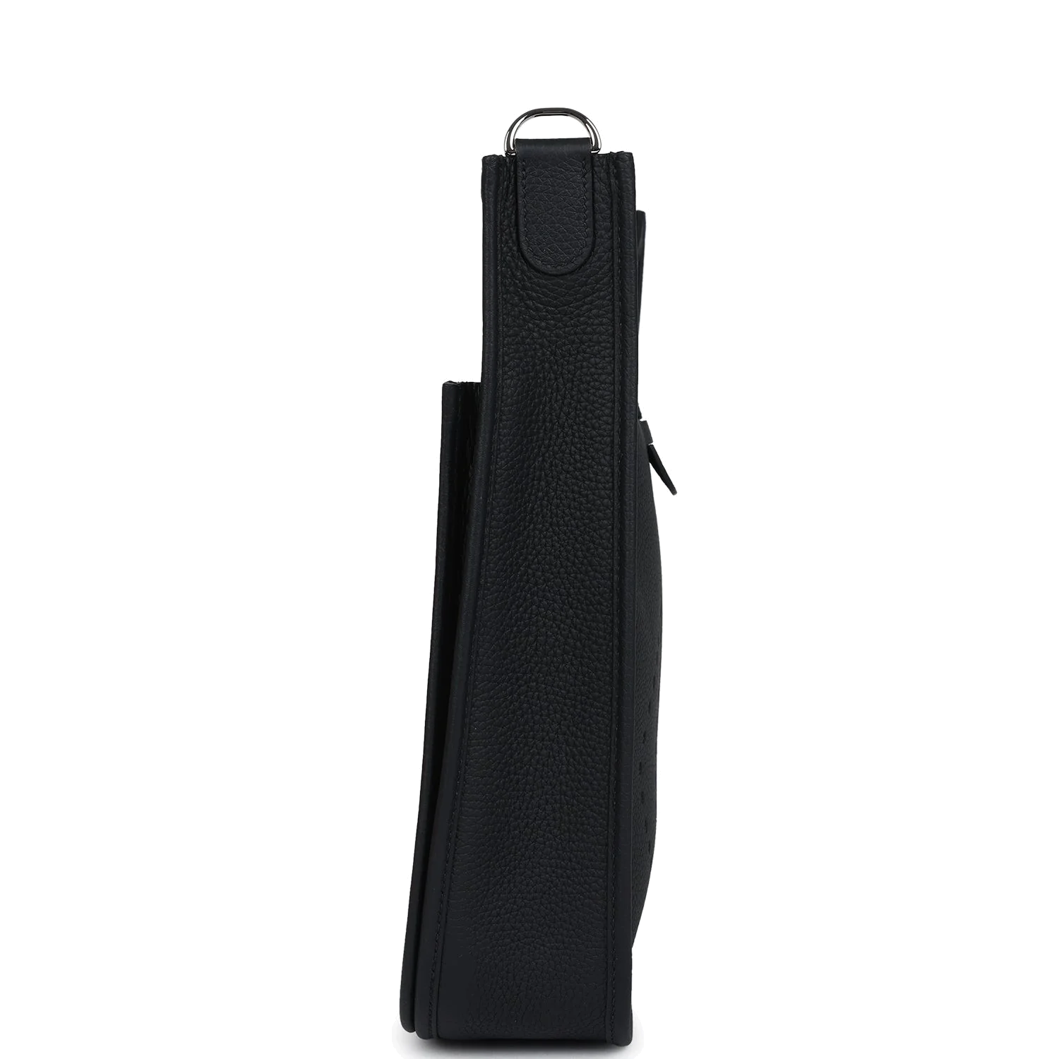 Hermes Evelyne III PM Black Clemence Palladium Hardware — фото 4
