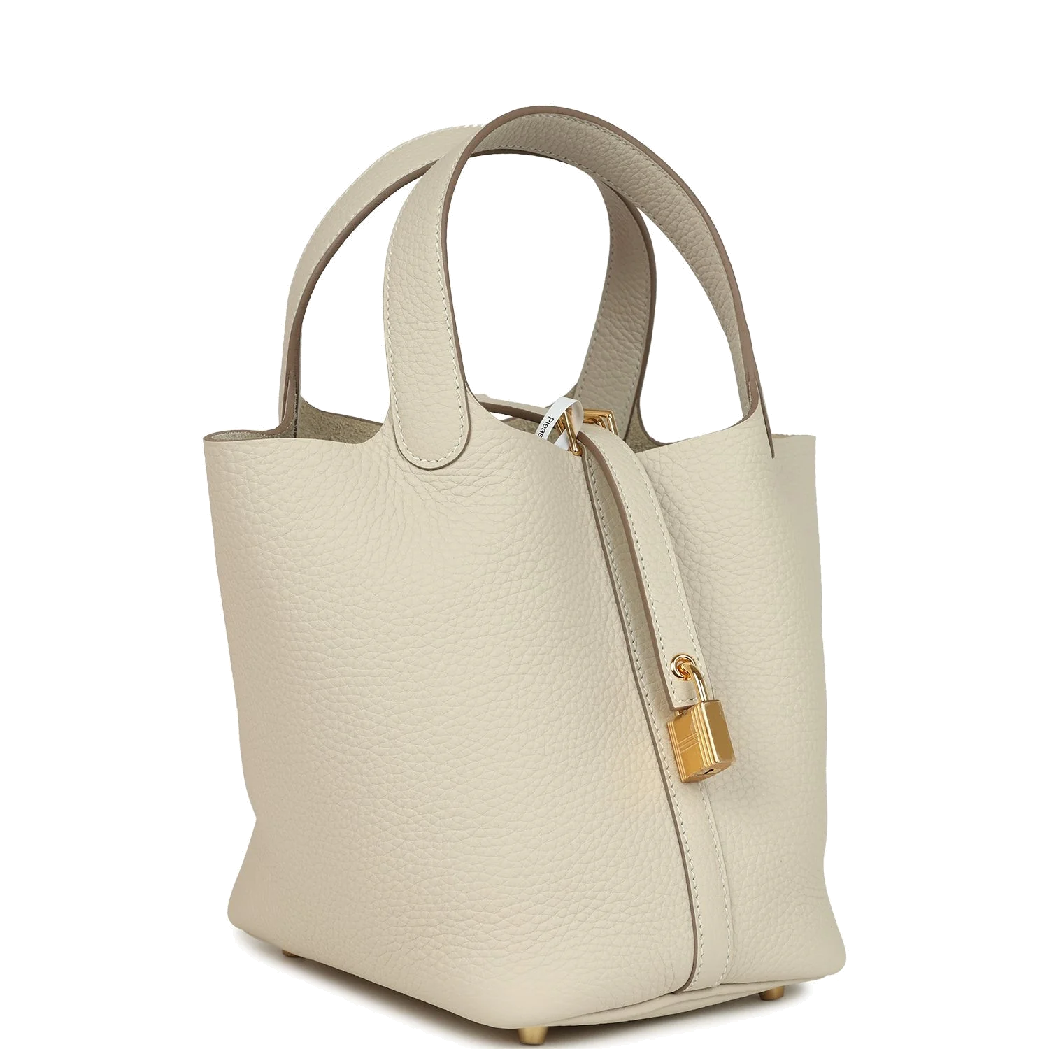 Hermes Picotin Lock 18 Craie Clemence Gold Hardware — фото 3