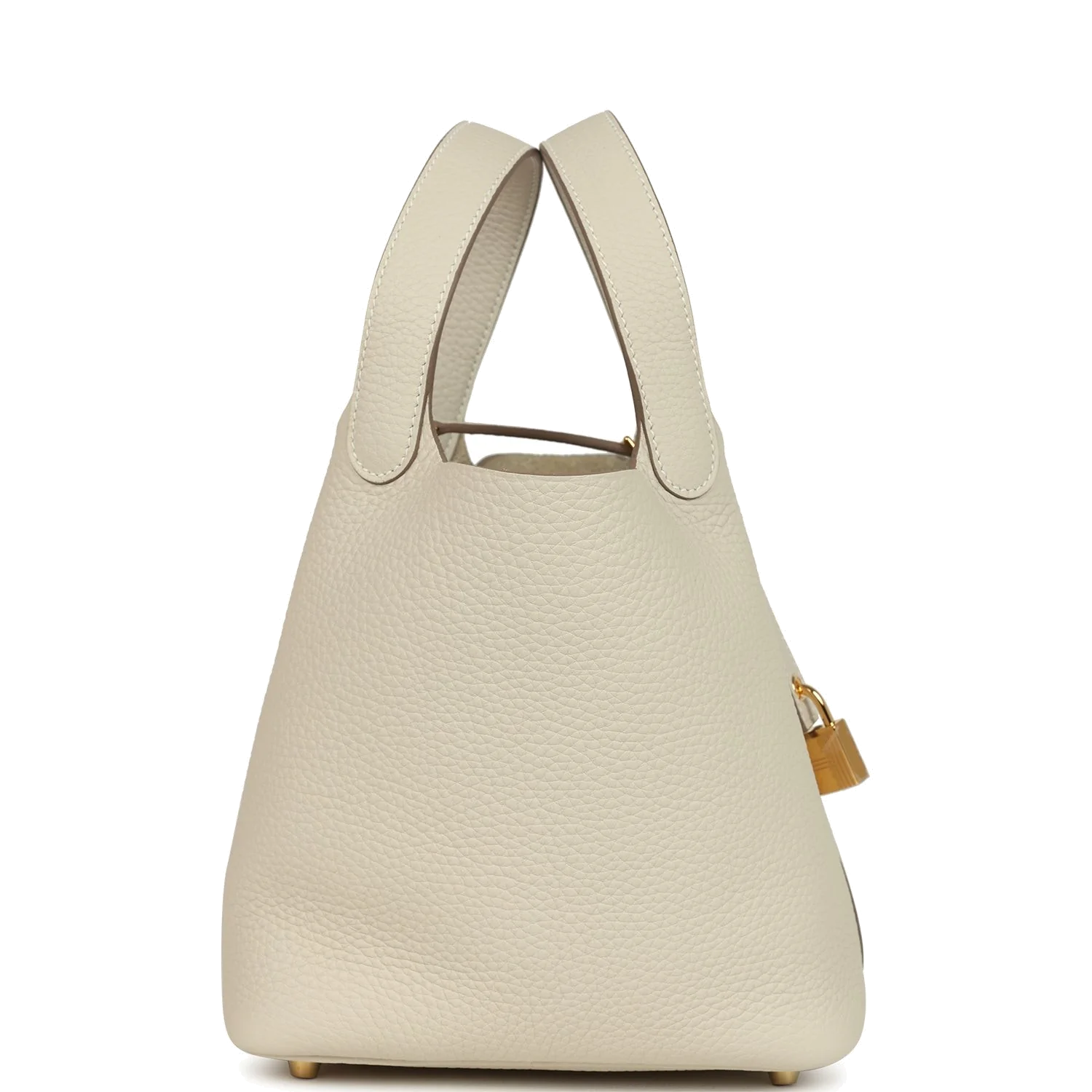 Hermes Picotin Lock 18 Craie Clemence Gold Hardware — фото 4