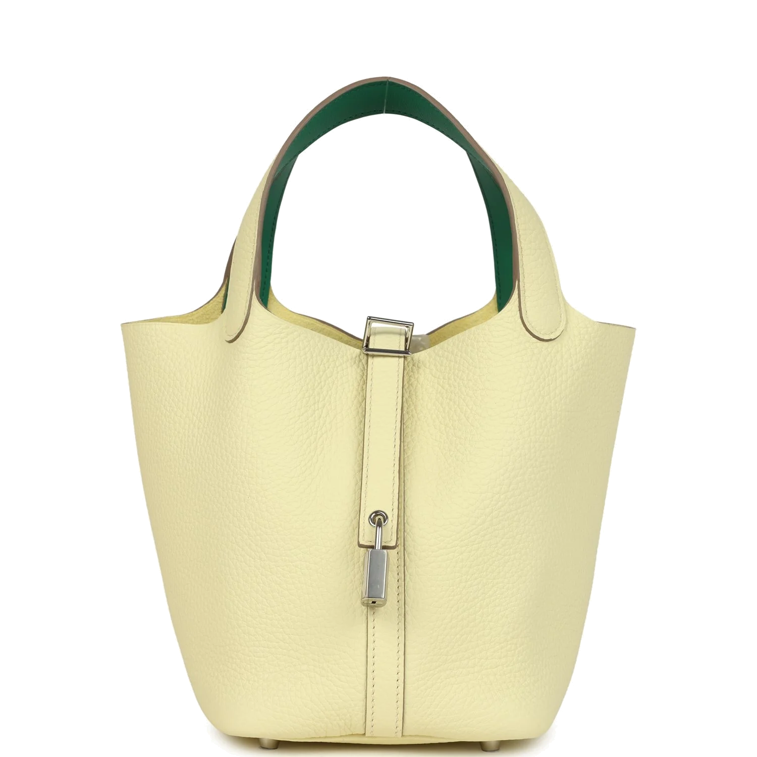 Hermes Picotin Lock Eclat 18 Jaune Milton Clemence and Vert Vertigo Swift Palladium Hardware — фото 2