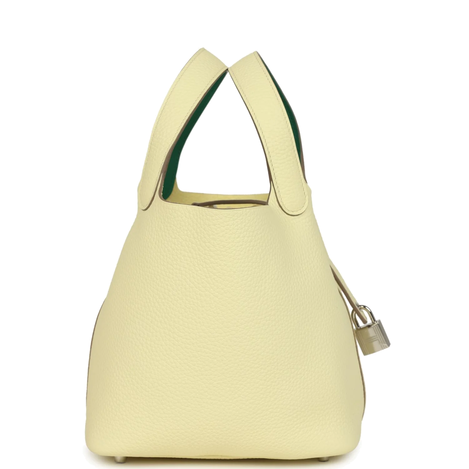 Hermes Picotin Lock Eclat 18 Jaune Milton Clemence and Vert Vertigo Swift Palladium Hardware — фото 4