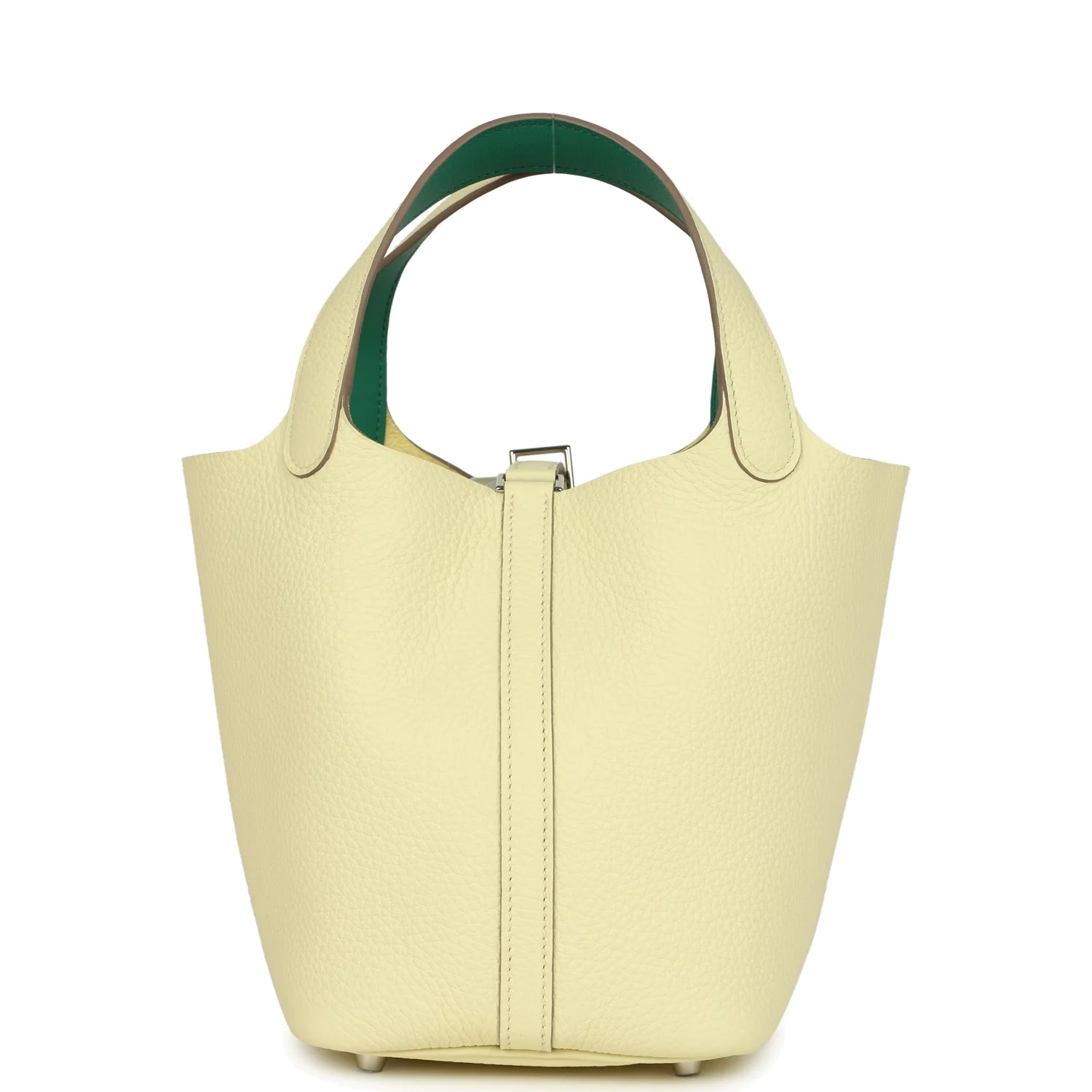 Hermes Picotin Lock Eclat 18 Jaune Milton Clemence and Vert Vertigo Swift Palladium Hardware — фото 5
