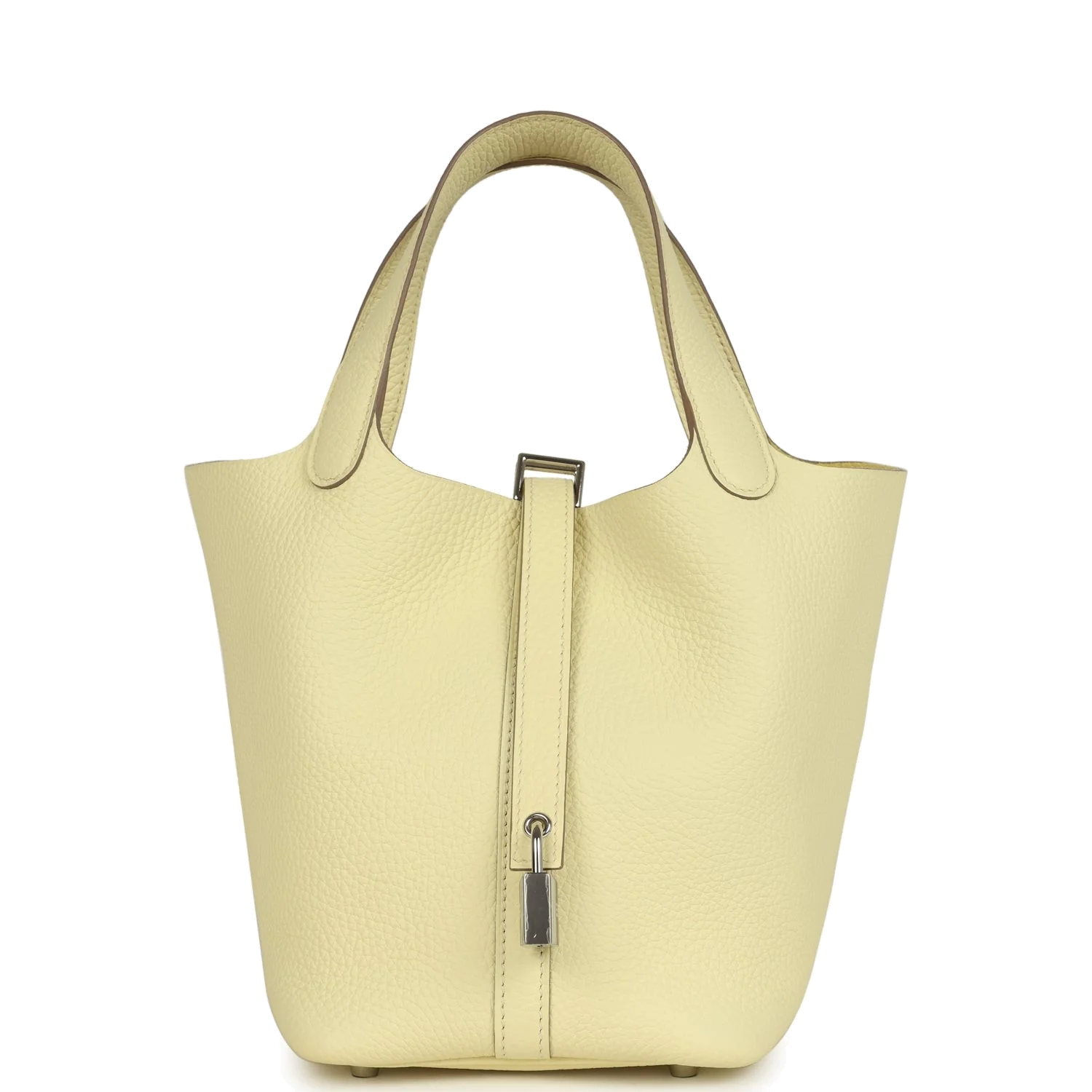Hermes Picotin Lock 18 Jaune Milton Clemence Palladium Hardware — фото 2